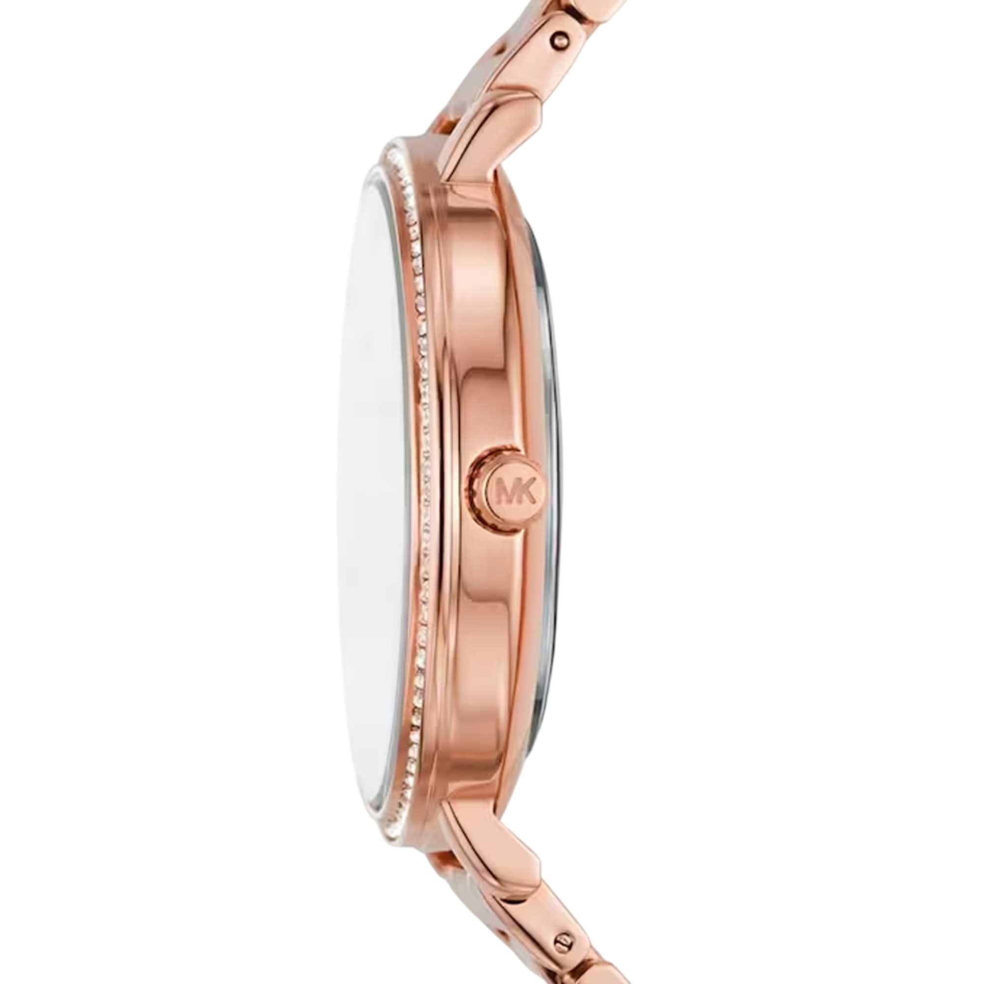 Michael Kors Pyper 38mm White Dial Steel Ladies Watch MK4917