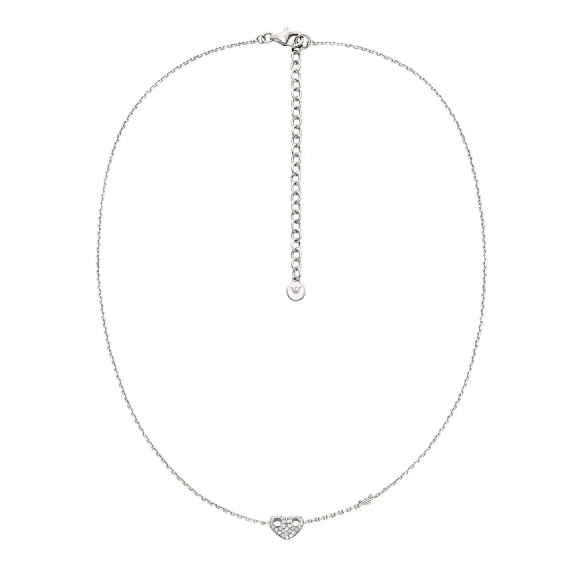 Emporio Armani Marina's Love Sterling Silver Women's Necklace EG3646040