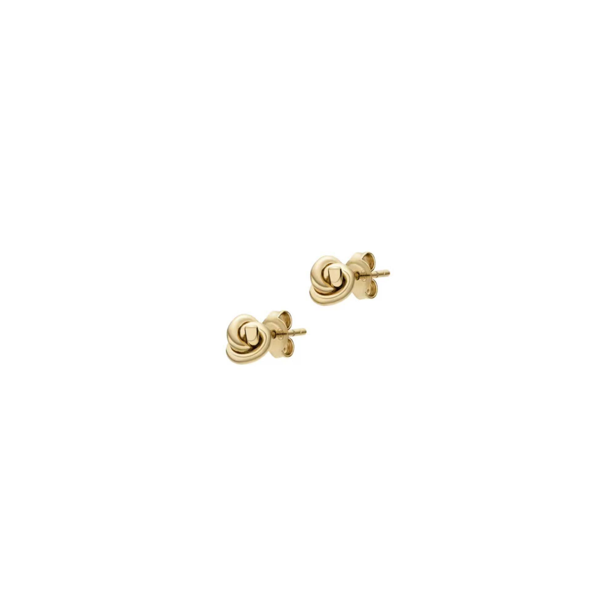 Emporio Armani Paramour Ohrringe für Damen mit goldfarbener Knoteneinfassung EG3639710