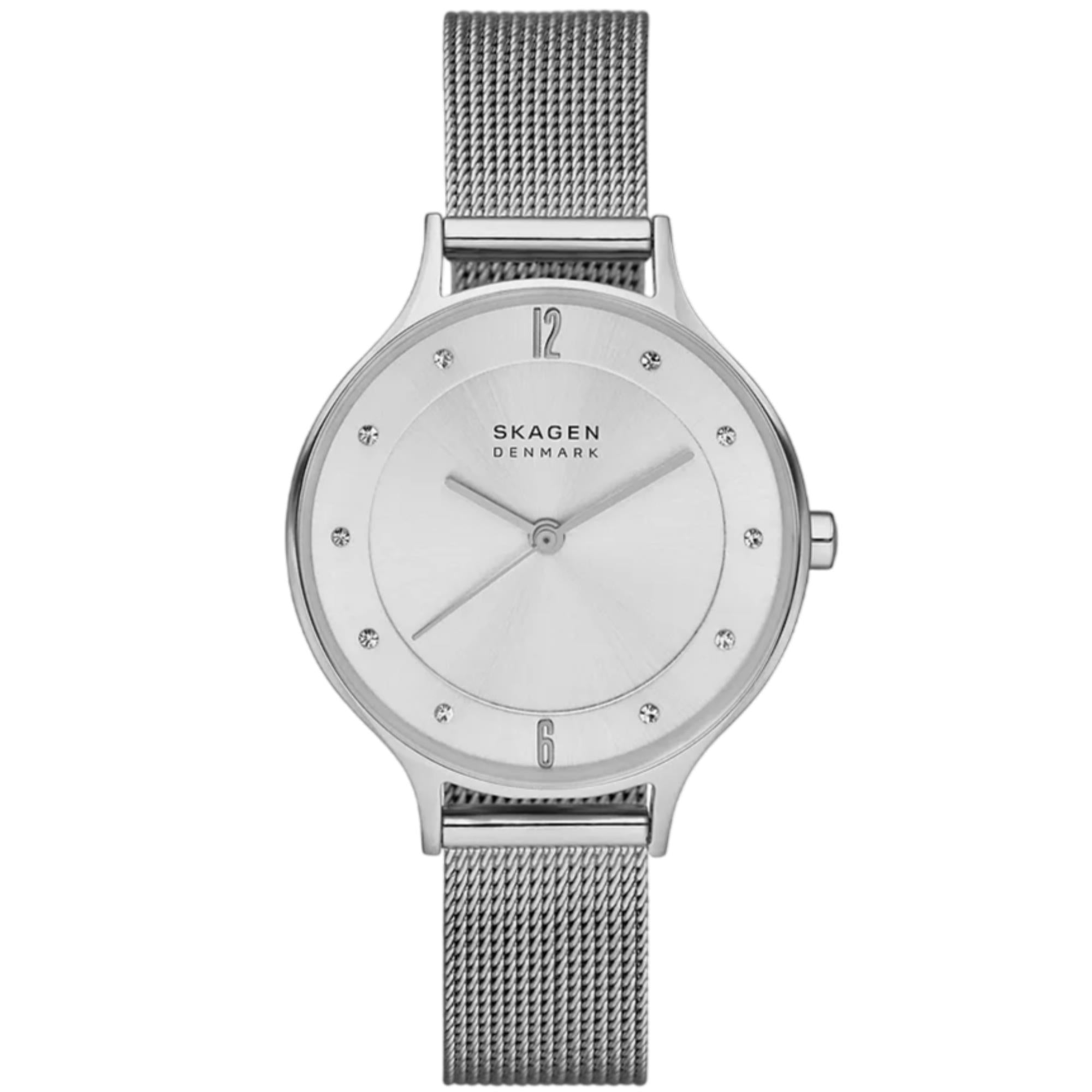 Skagen Anita Lille 30mm Silver Dial Steel Ladies Quartz Watch SKW2149
