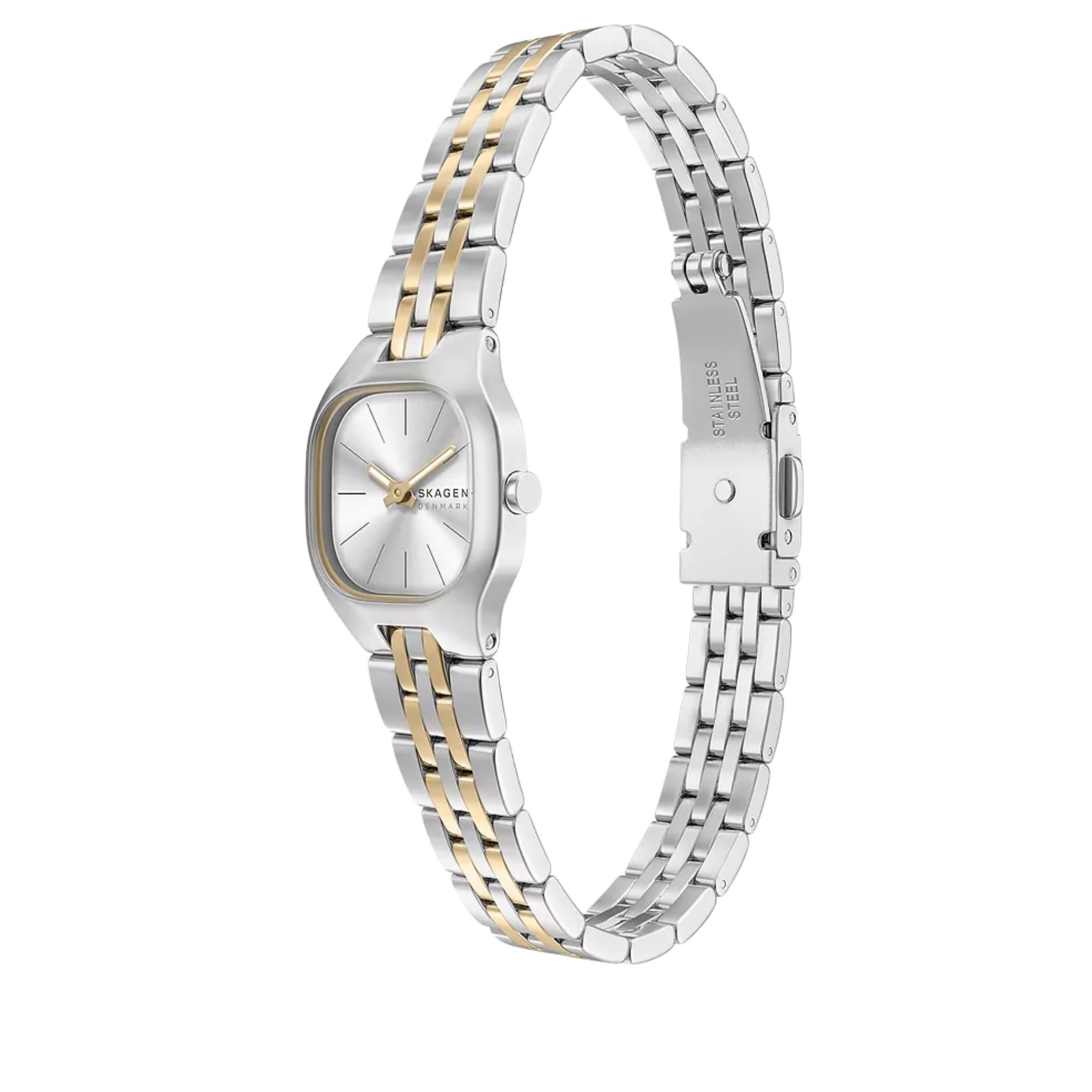 Skagen Mellem Micro 22mm Silver Dial Steel Ladies Quartz Watch SKW3176