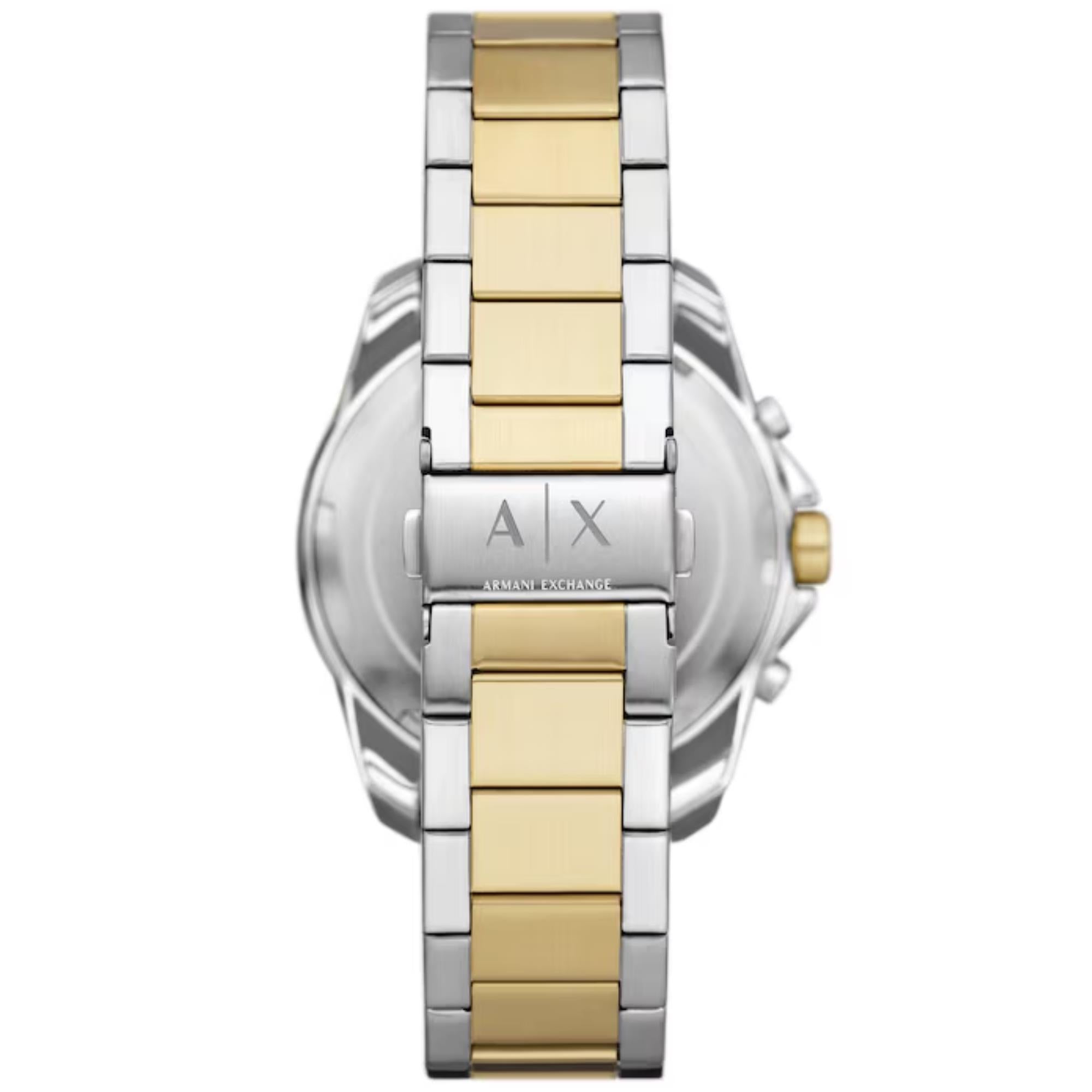 Armani Exchange Spencer 44mm Chronograph Green Dial Steel Mens Quartz Watch AX1966