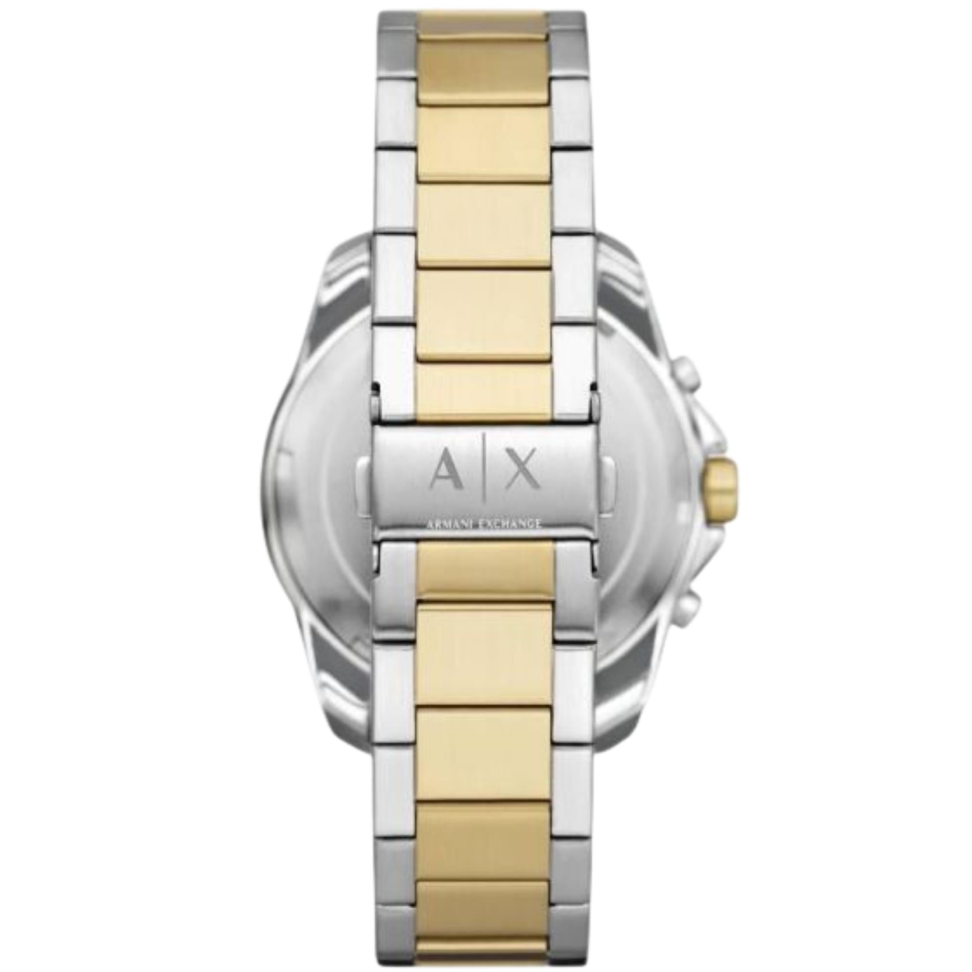 Armani Exchange Spencer 44mm Chronograph Green Dial Steel Mens Quartz Watch AX1966