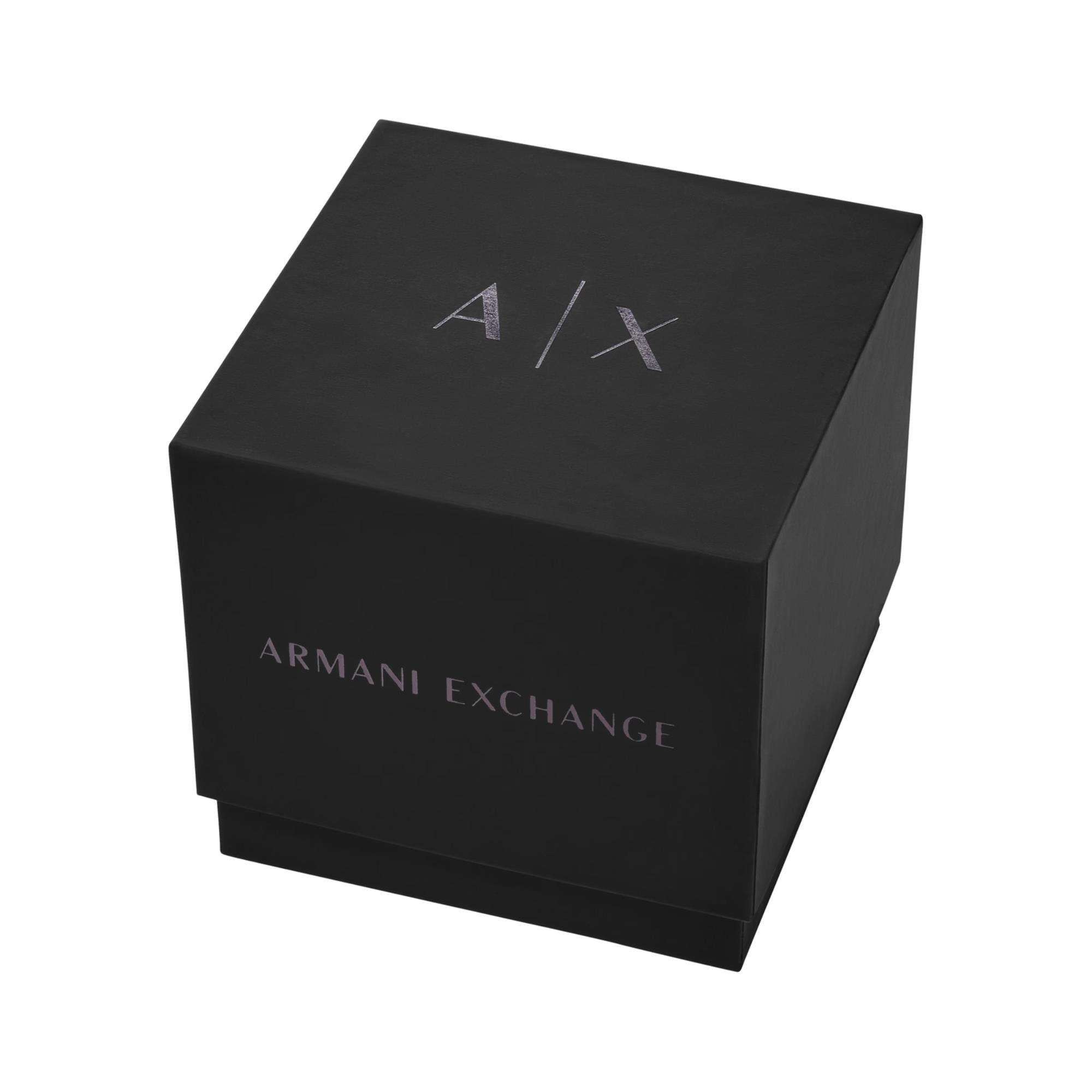 Armani Exchange Leila 27mm Silver Dial Steel Ladies Quartz Watch AX5724
