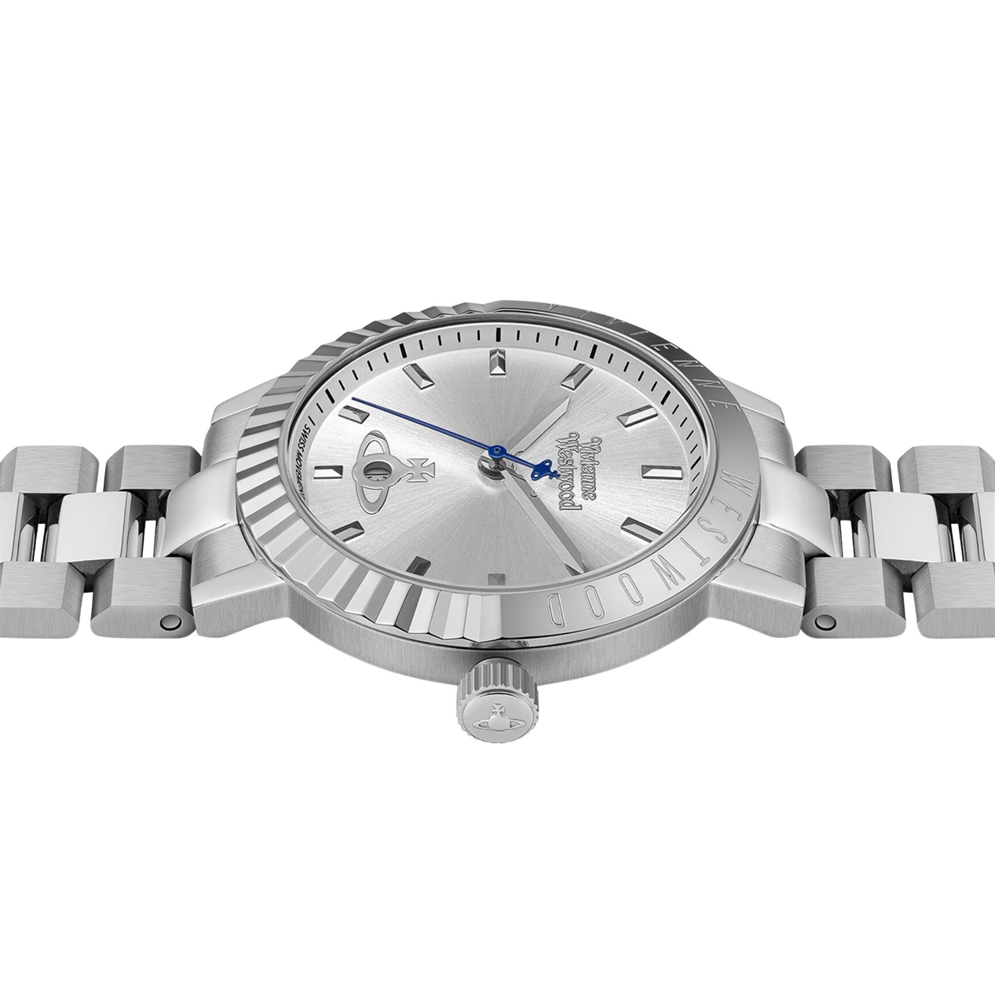 Vivienne Westwood Dulwich Quartz Silver Dial Steel Watch VV307SLSL