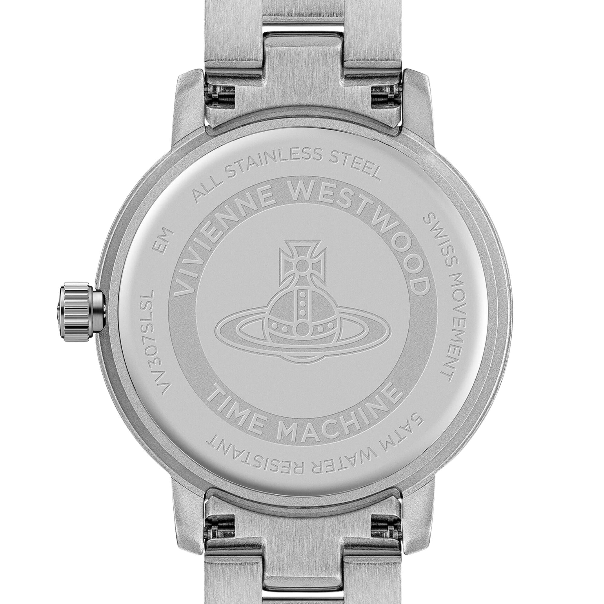 Vivienne Westwood Dulwich Quartz Silver Dial Steel Watch VV307SLSL