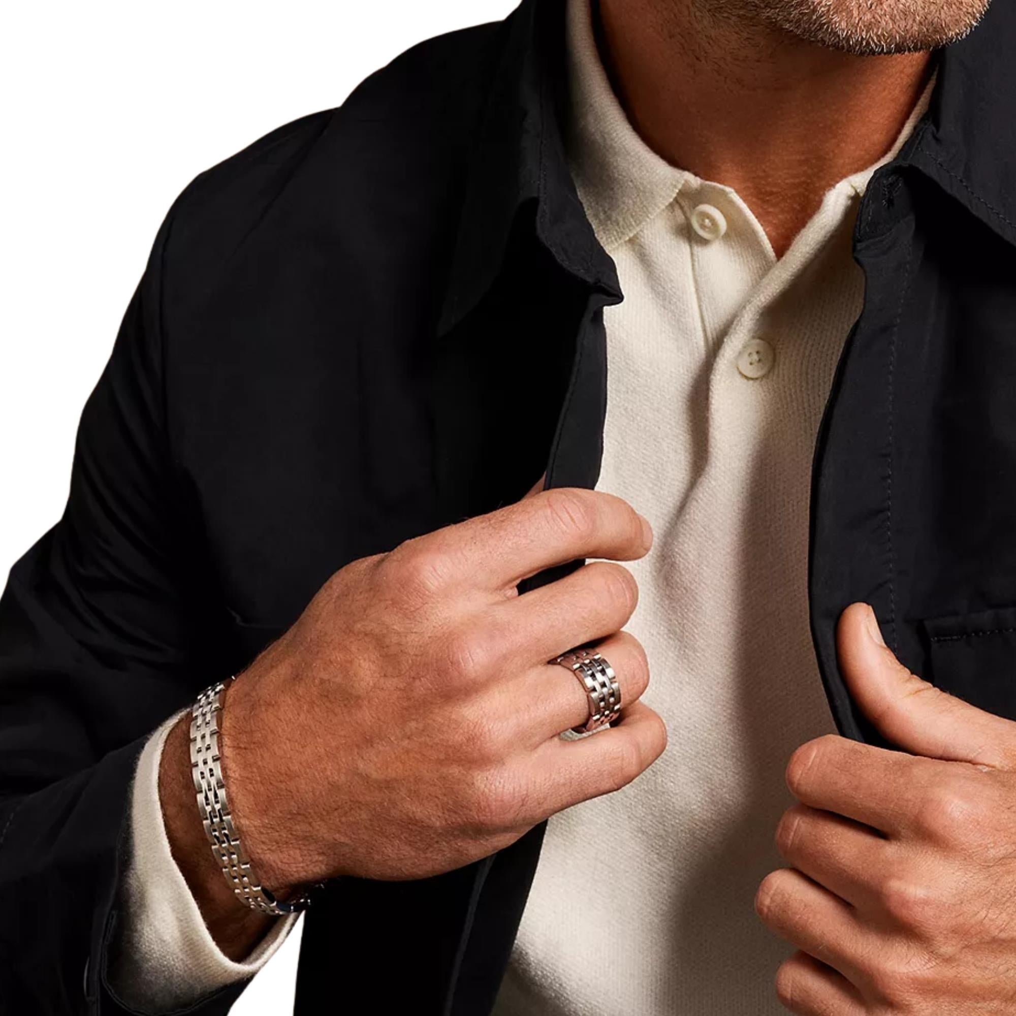 Fossil Arden Watch Links Stainless Steel Chain Men's Bracelet JF04825040