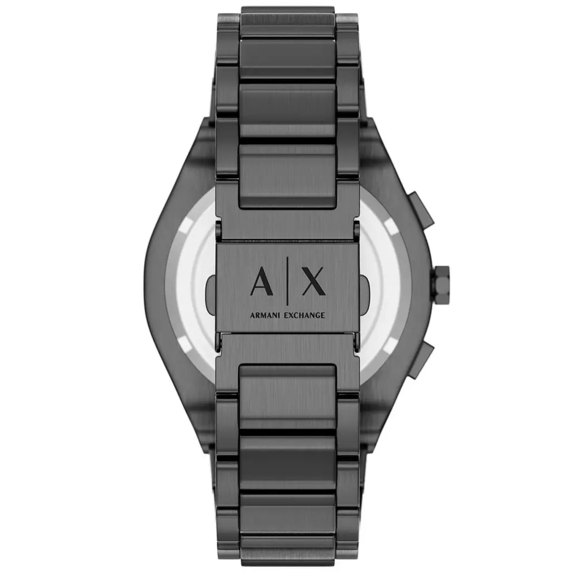Armani Exchange Sync 42mm Chronograph Grey Dial Steel Mens Quartz Watch AX4296
