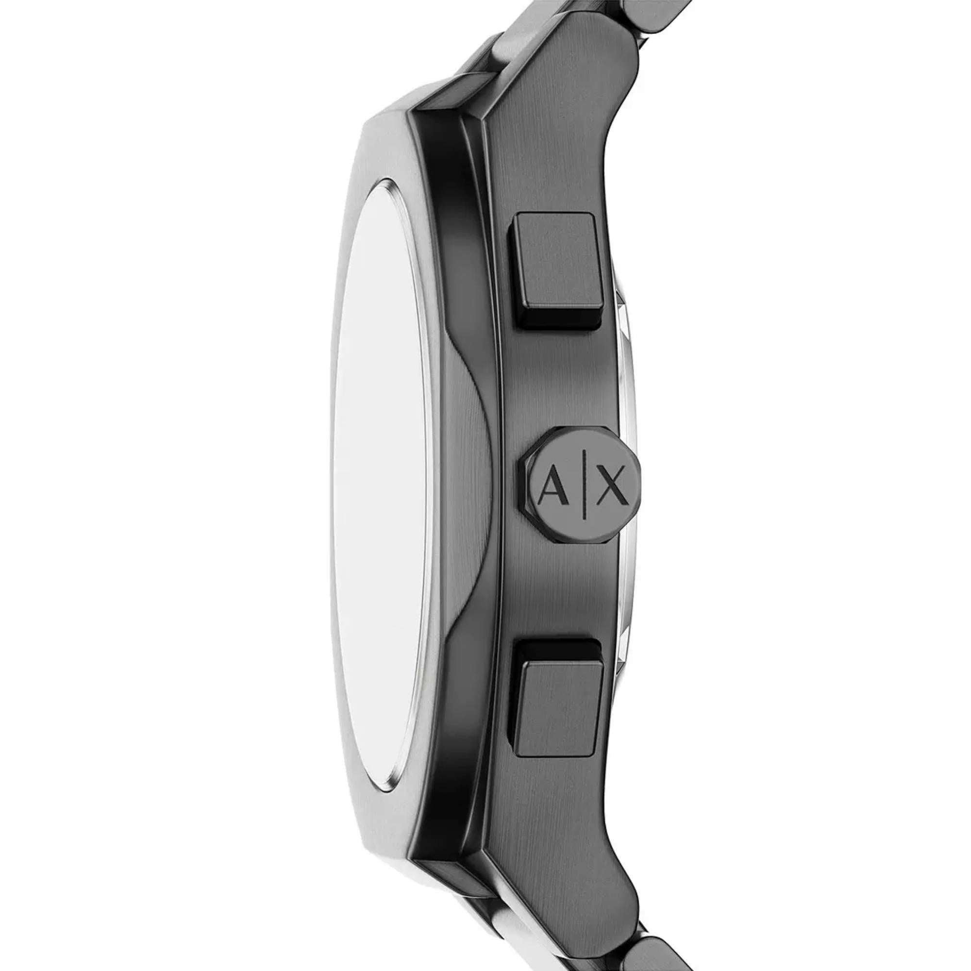 Armani Exchange Sync 42mm Chronograph Grey Dial Steel Mens Quartz Watch AX4296