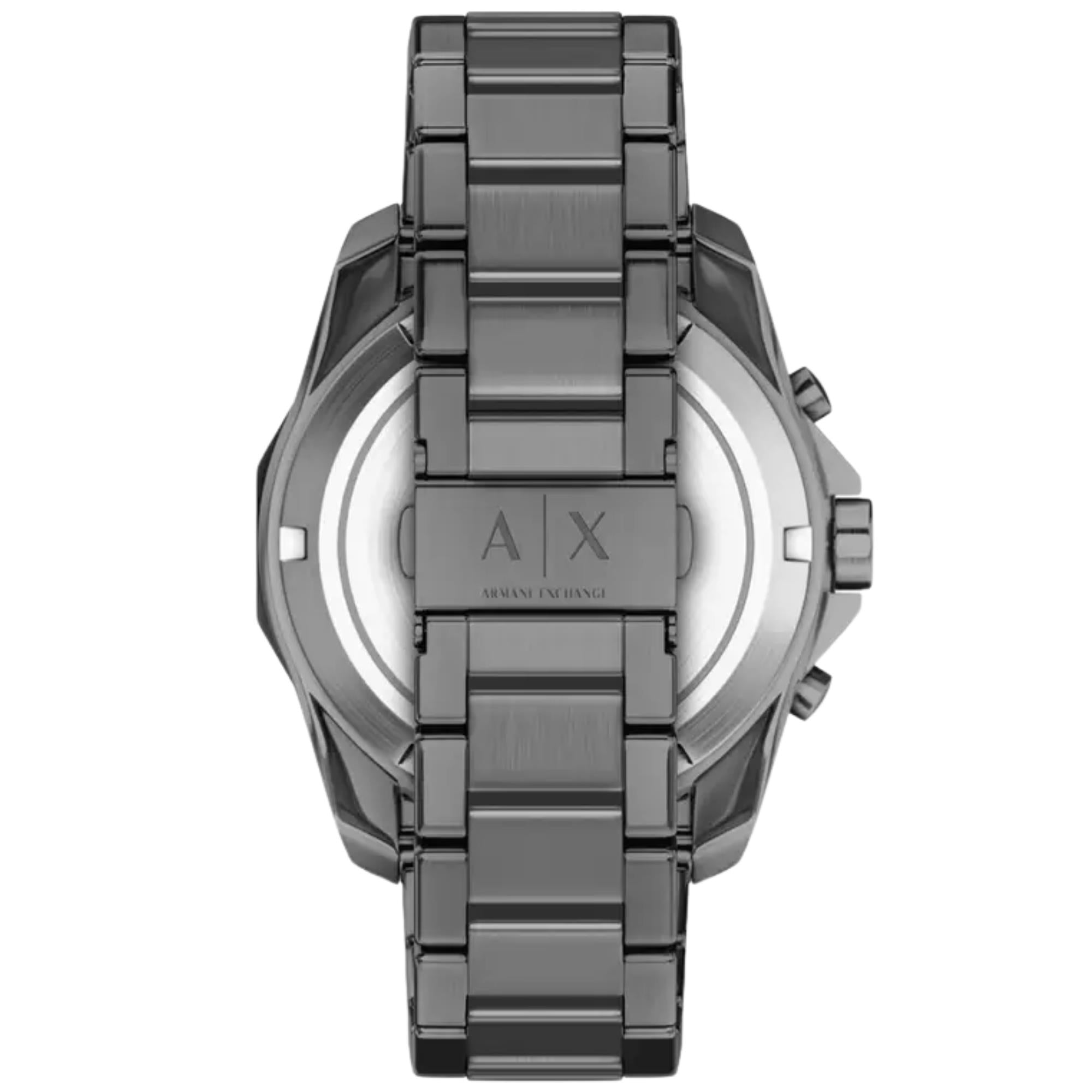Armani Exchange Spencer 44mm Chronograph Blaues Zifferblatt Edelstahl Herren Quarz Uhr AX1972