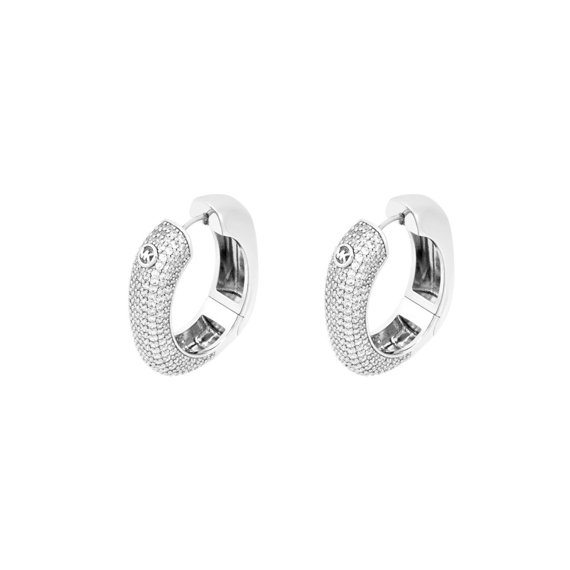 Michael Kors Silberfarbene Damenohrringe MKJ8604040