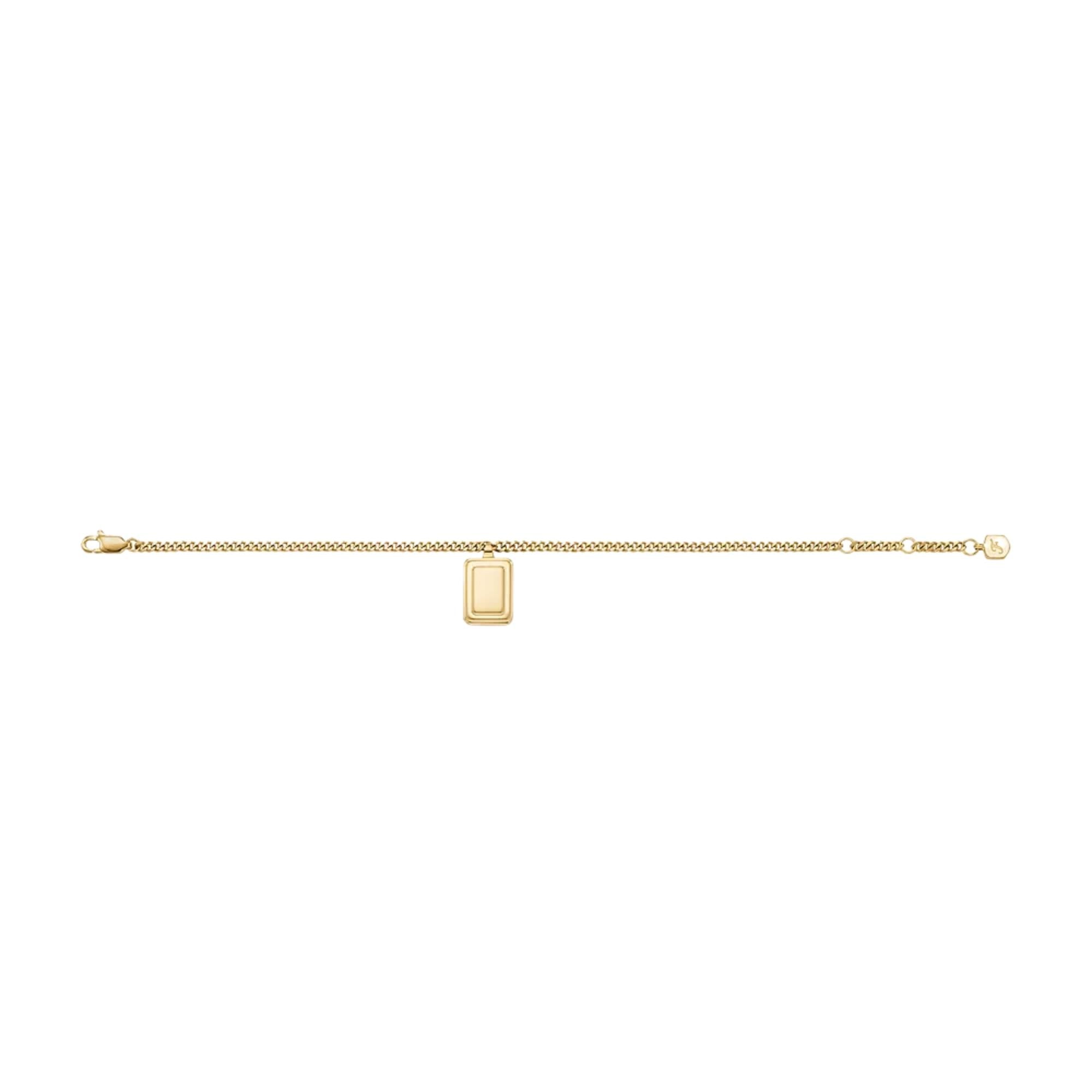 Fossil Raquel Goldfarbene Edelstahl Kette Damen Armband JF04953710