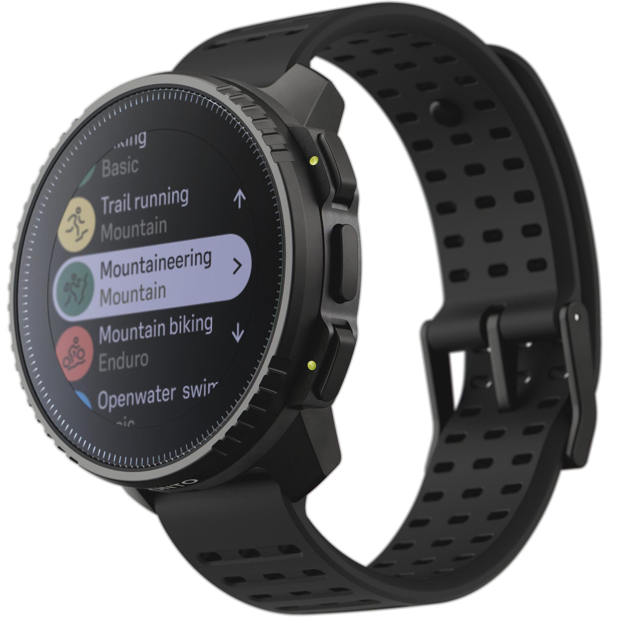 Suunto Vertical All Black Digital Silicone Smart Watch SS050862000