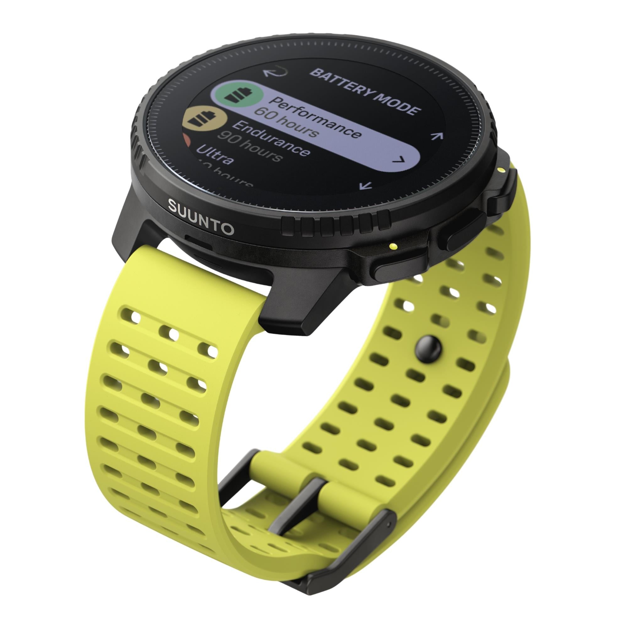 Suunto Vertical Black Lime Digital Silicone Smart Watch SS050864000