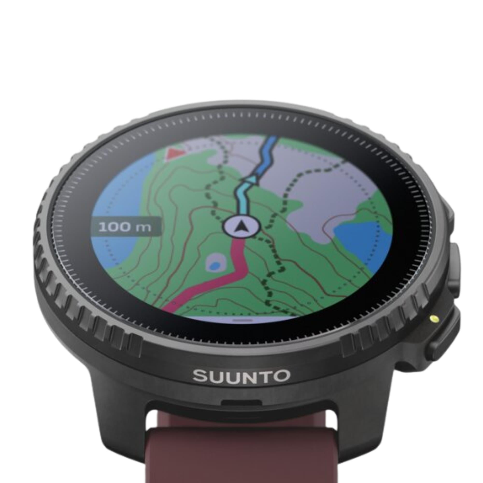 Suunto Vertical 49mm Schwarz Rubin Digital Silikon Smartwatch SS050865000