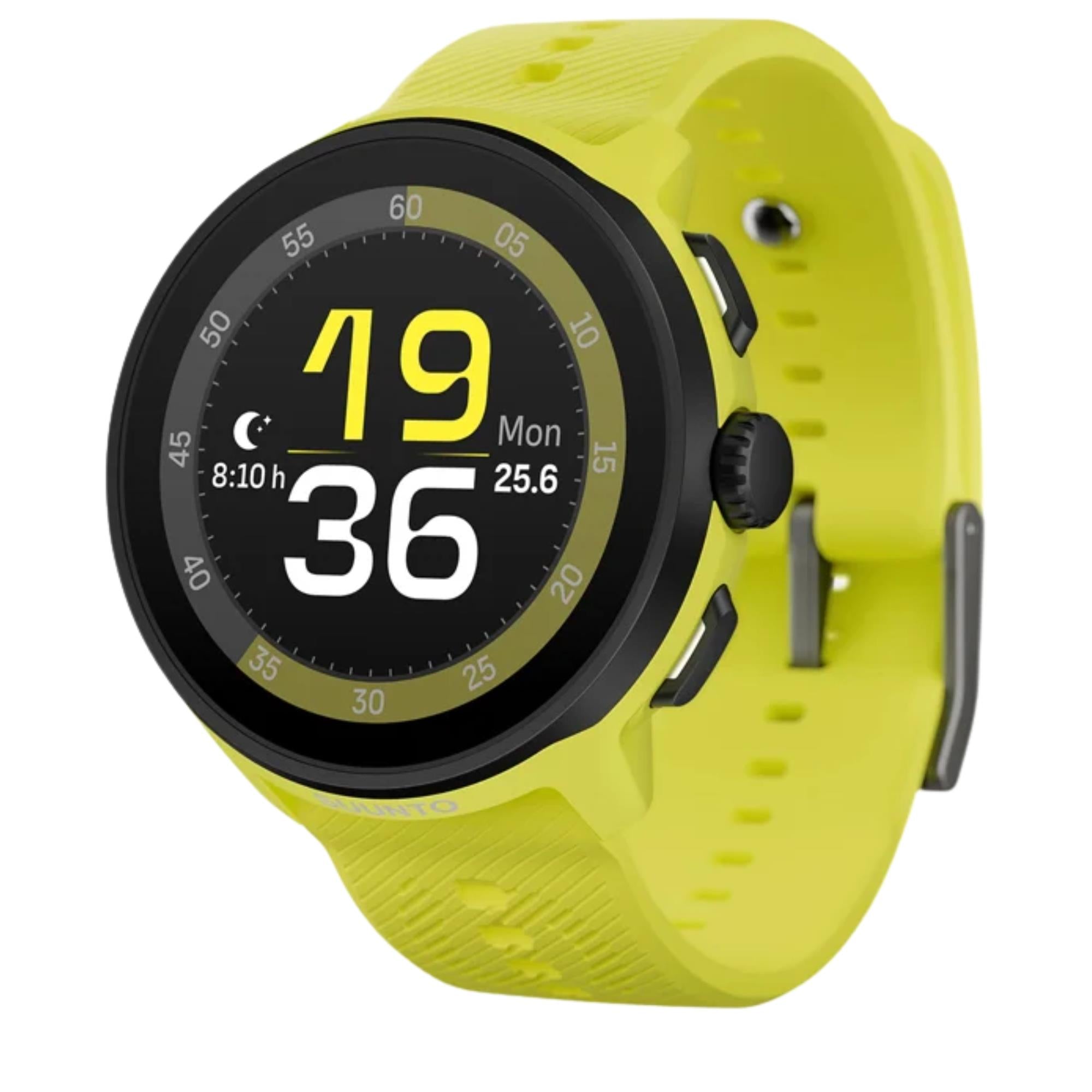 Suunto Run Lime Digital Silicone Smart Watch SS051274000