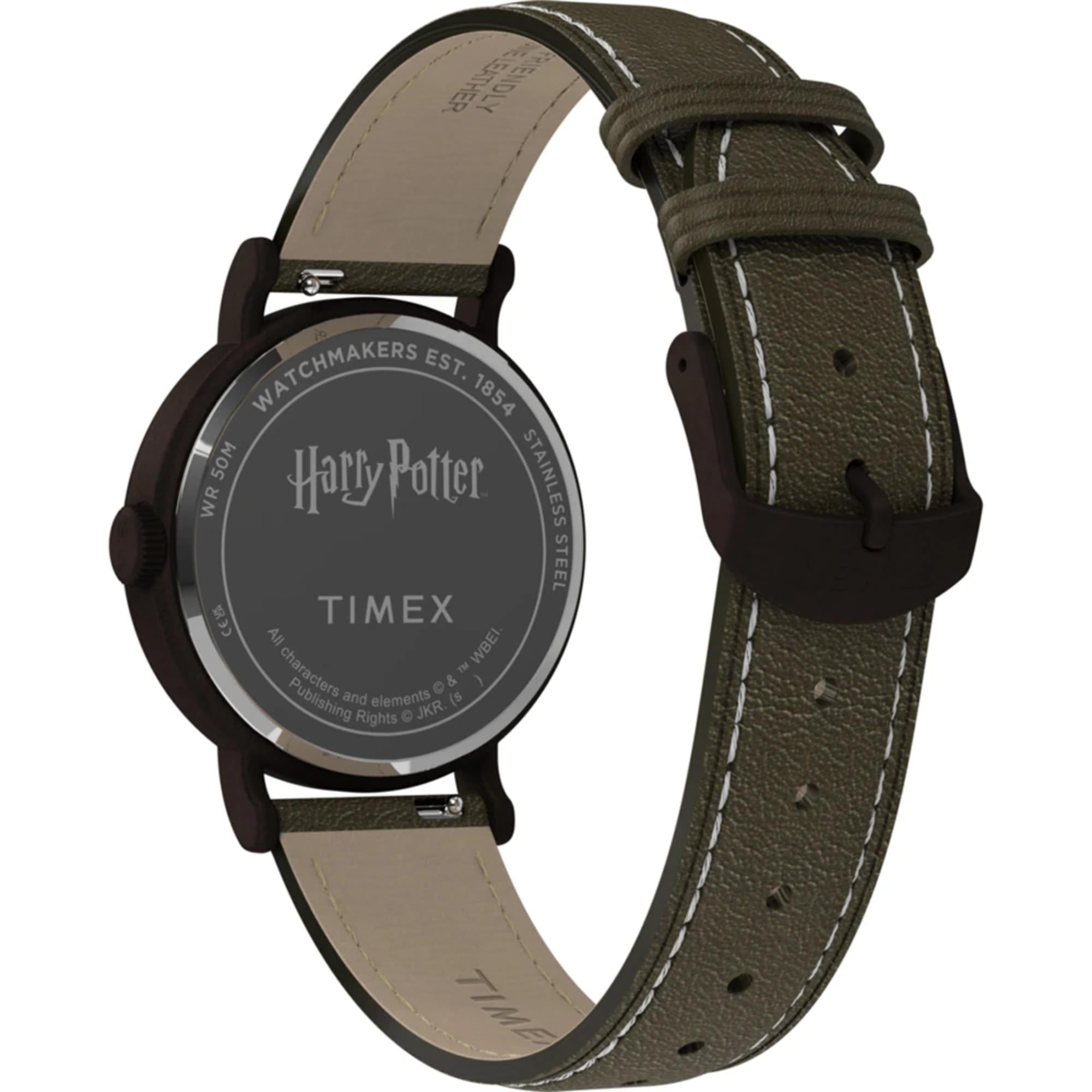 Timex Weekender 37mm Braunes Zifferblatt Leder Herren Quarz Uhr TW2Y77000