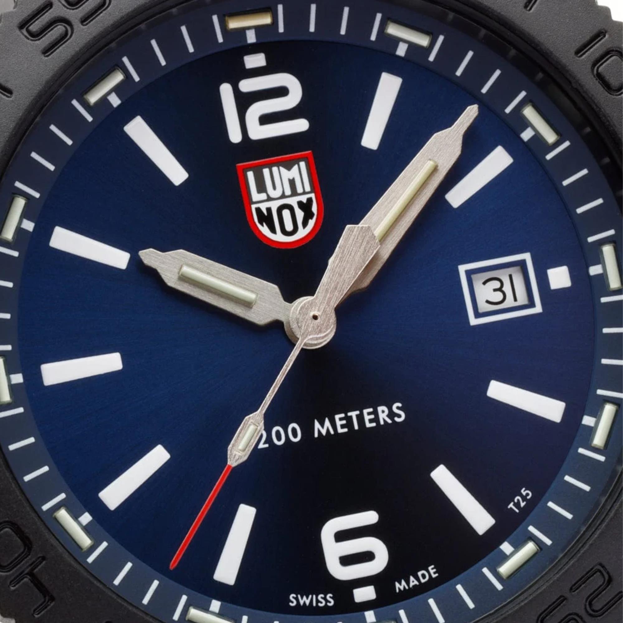 Luminox Pacific Diver 44mm Blue Dial Rubber Mens Quartz Watch XS.3123.B