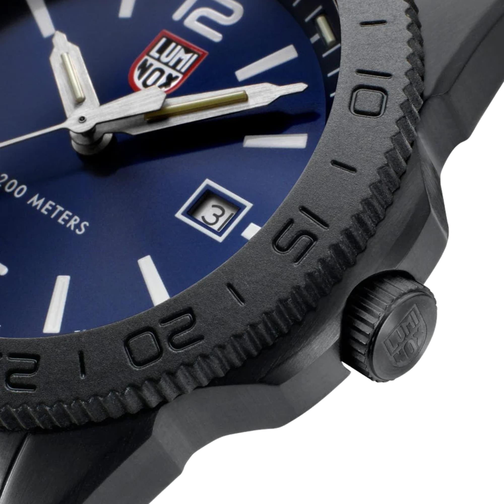 Luminox Pacific Diver 44mm Blue Dial Rubber Mens Quartz Watch XS.3123.B