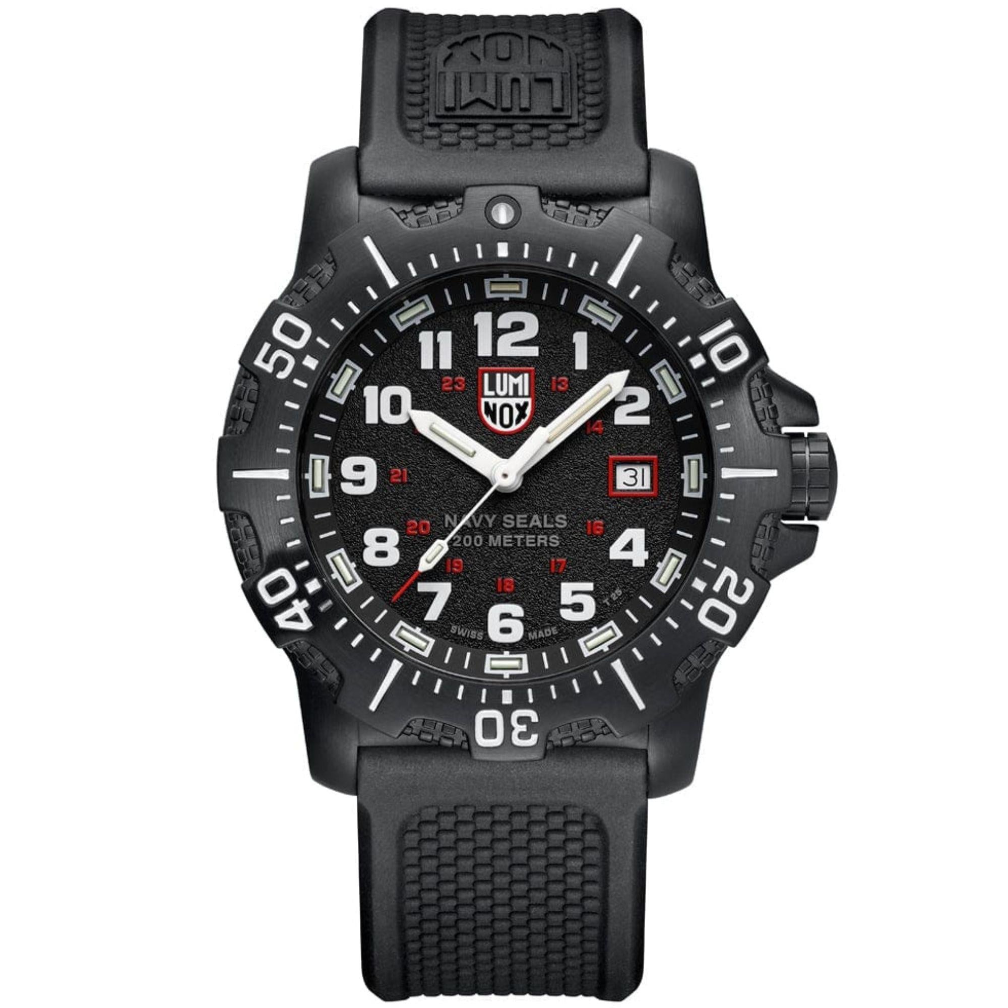 Luminox Navy Seal 45mm Black Dial Rubber Mens Quartz Watch XS.4231.2