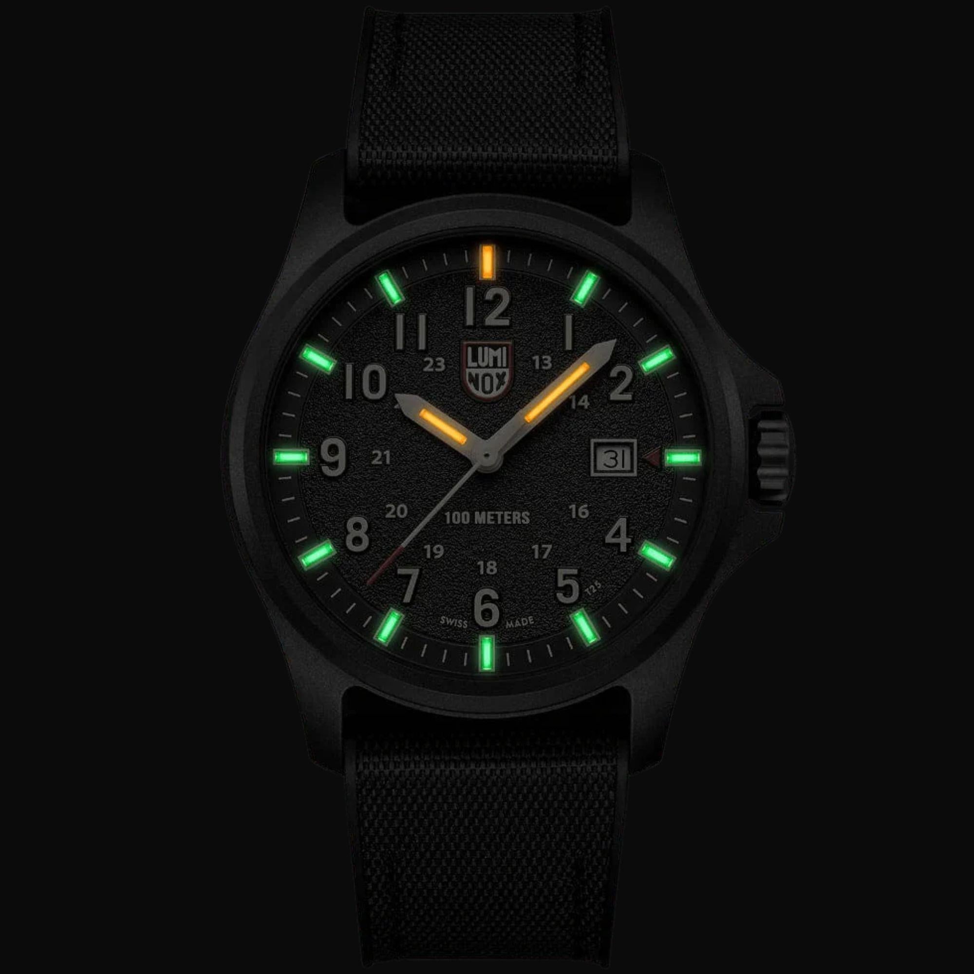 Luminox Atacama Field 43mm Black Dial Rubber Mens Quartz Watch XL.1970.2
