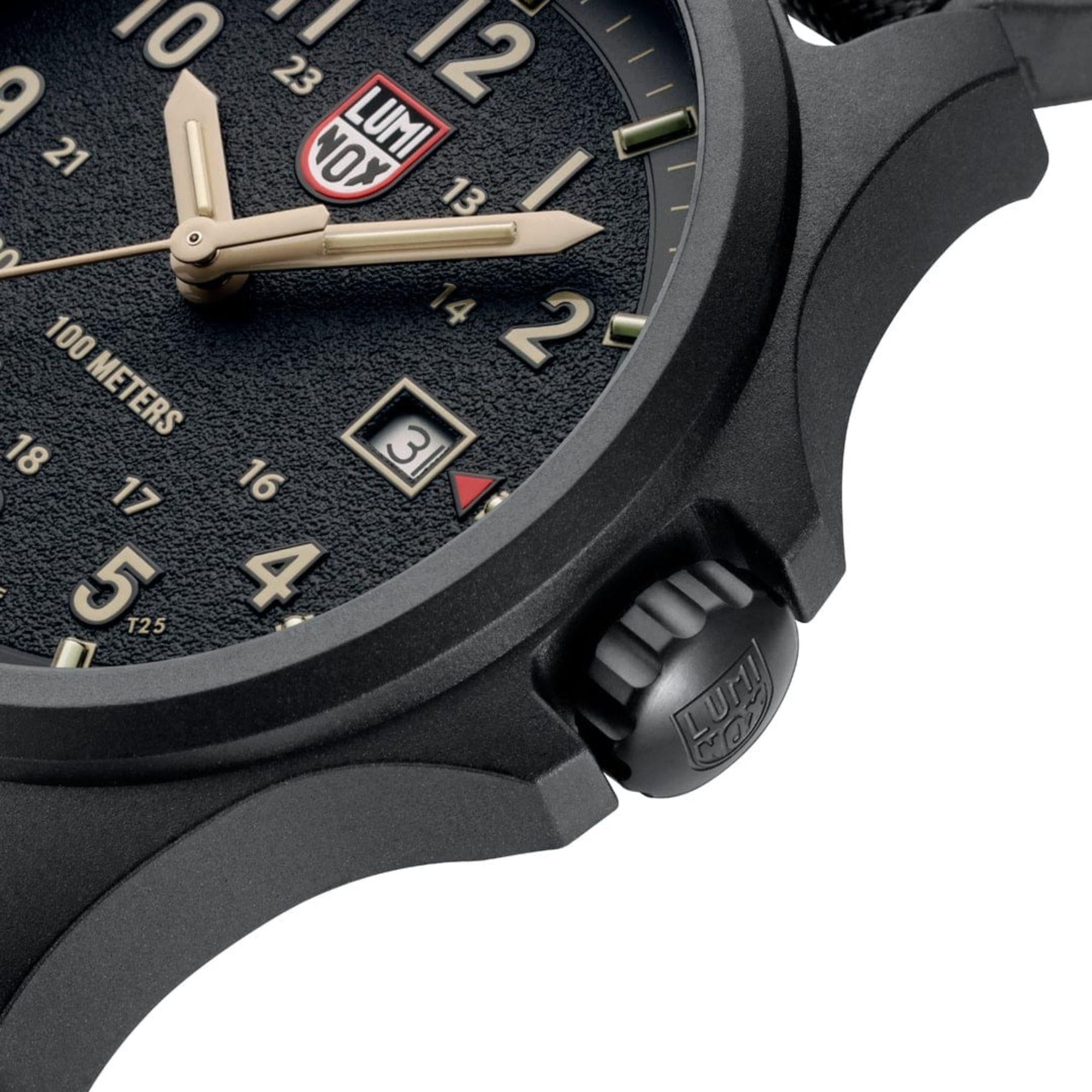 Luminox Atacama Field 43mm Black Dial Rubber Mens Quartz Watch XL.1970.2