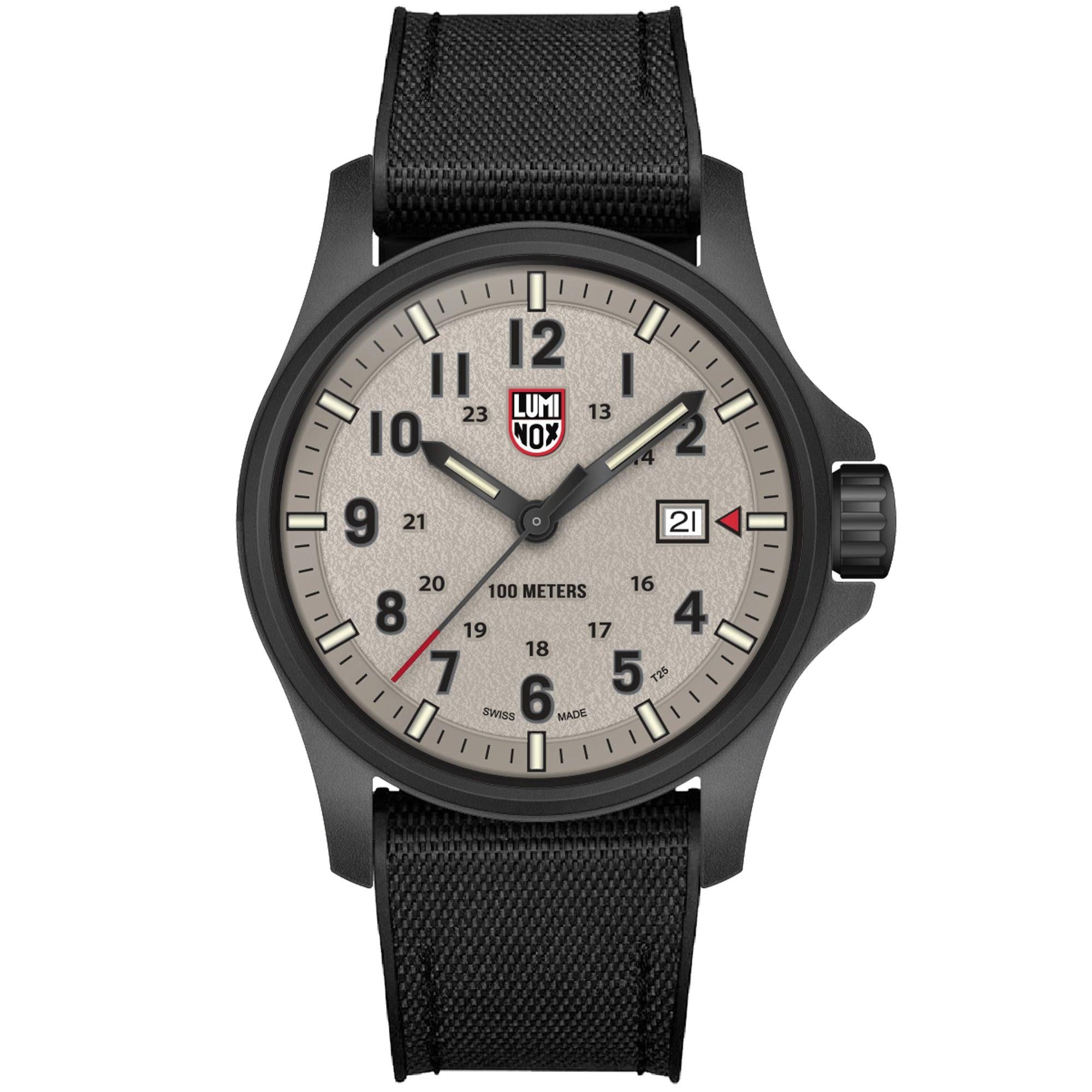 Luminox Atacama Field 43mm Grey Dial Rubber Mens Quartz Watch XL.1971.2