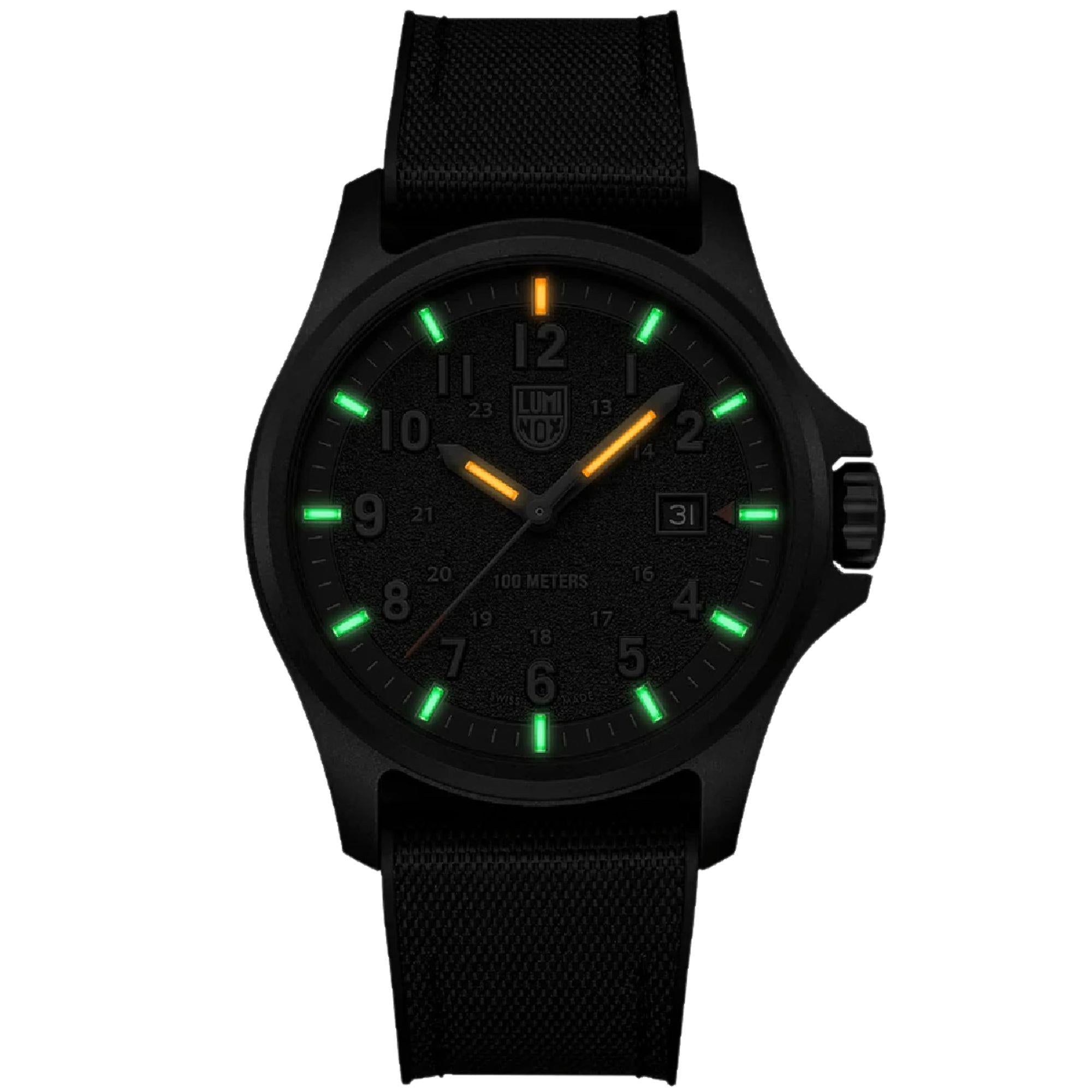 Luminox Atacama Field 43mm Grey Dial Rubber Mens Quartz Watch XL.1971.2