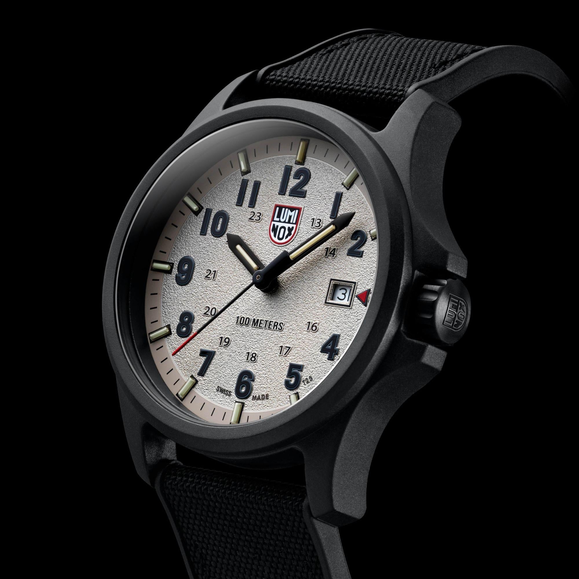 Luminox Atacama Field 43mm Grey Dial Rubber Mens Quartz Watch XL.1971.2