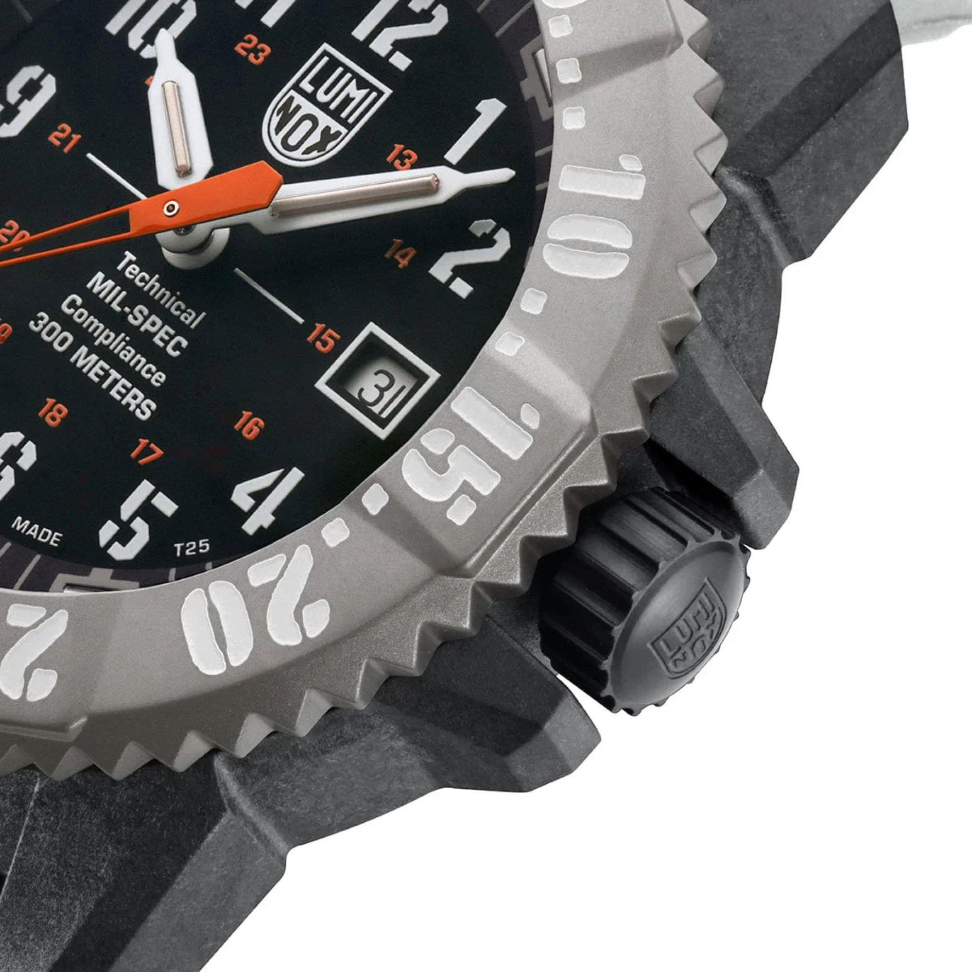 Luminox MIL-SPEC 46mm Black Dial Rubber Mens Quartz Watch XL.3359.2