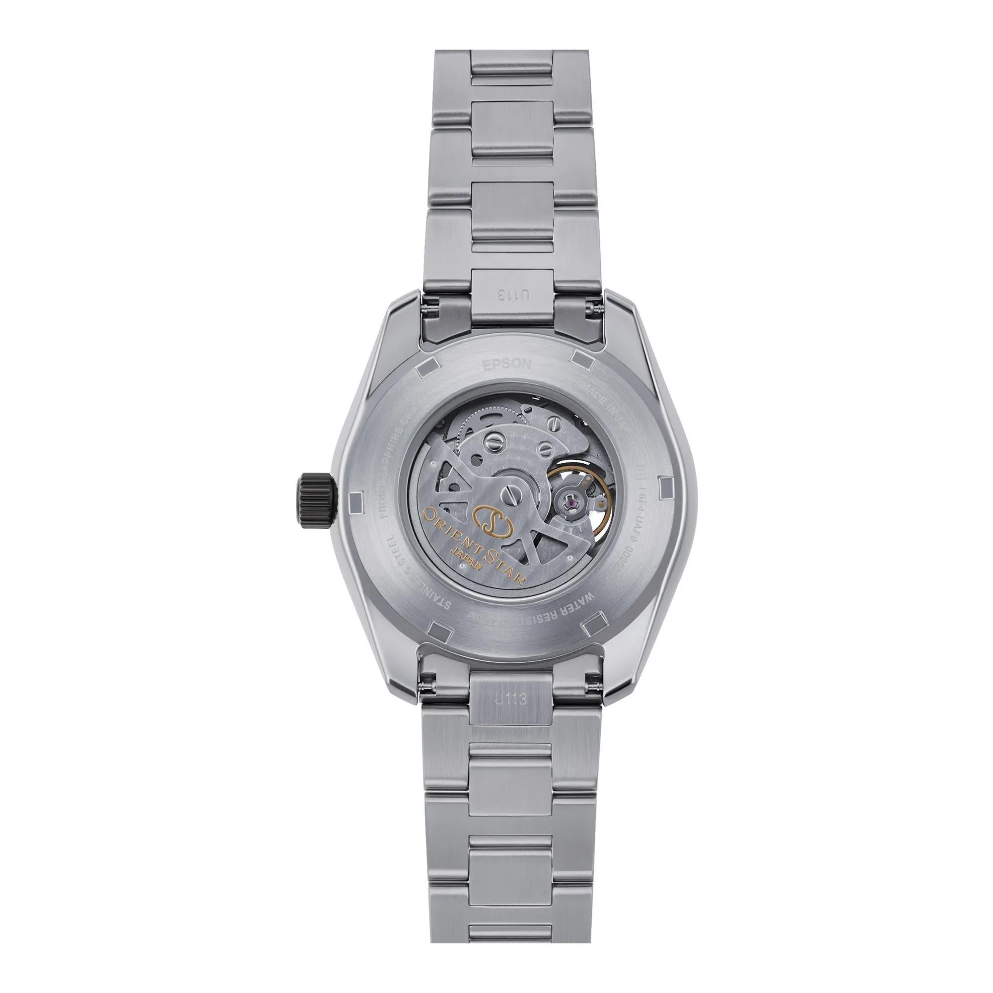 Orient Star Avant-Garde 43mm Skeleton Black Dial Steel Mens Automatic Watch RE-AV0A01B00B