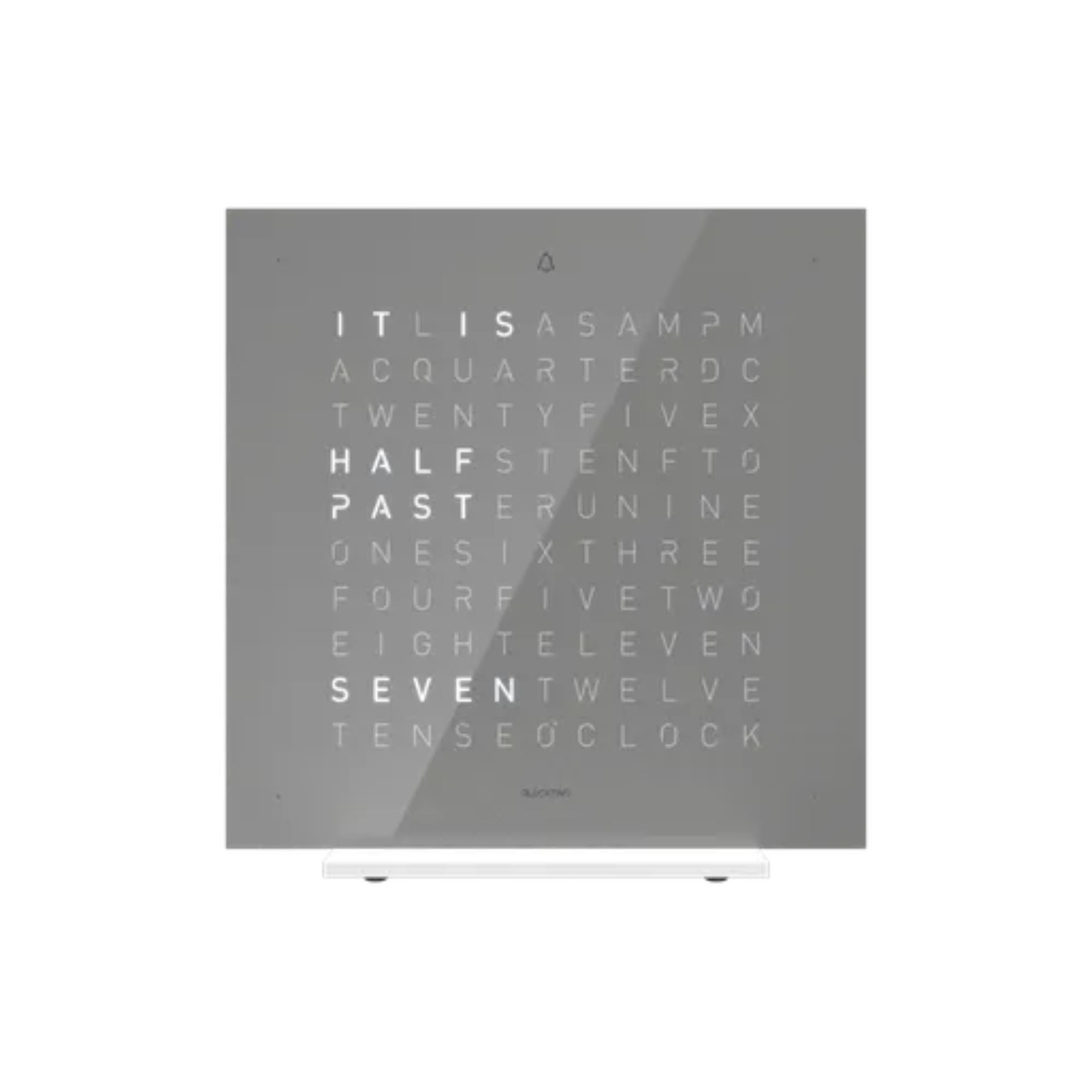 QLOCKTWO Earth 13.5 Pure Early Grey Tea Englische Tischuhr T4PENEG-UK