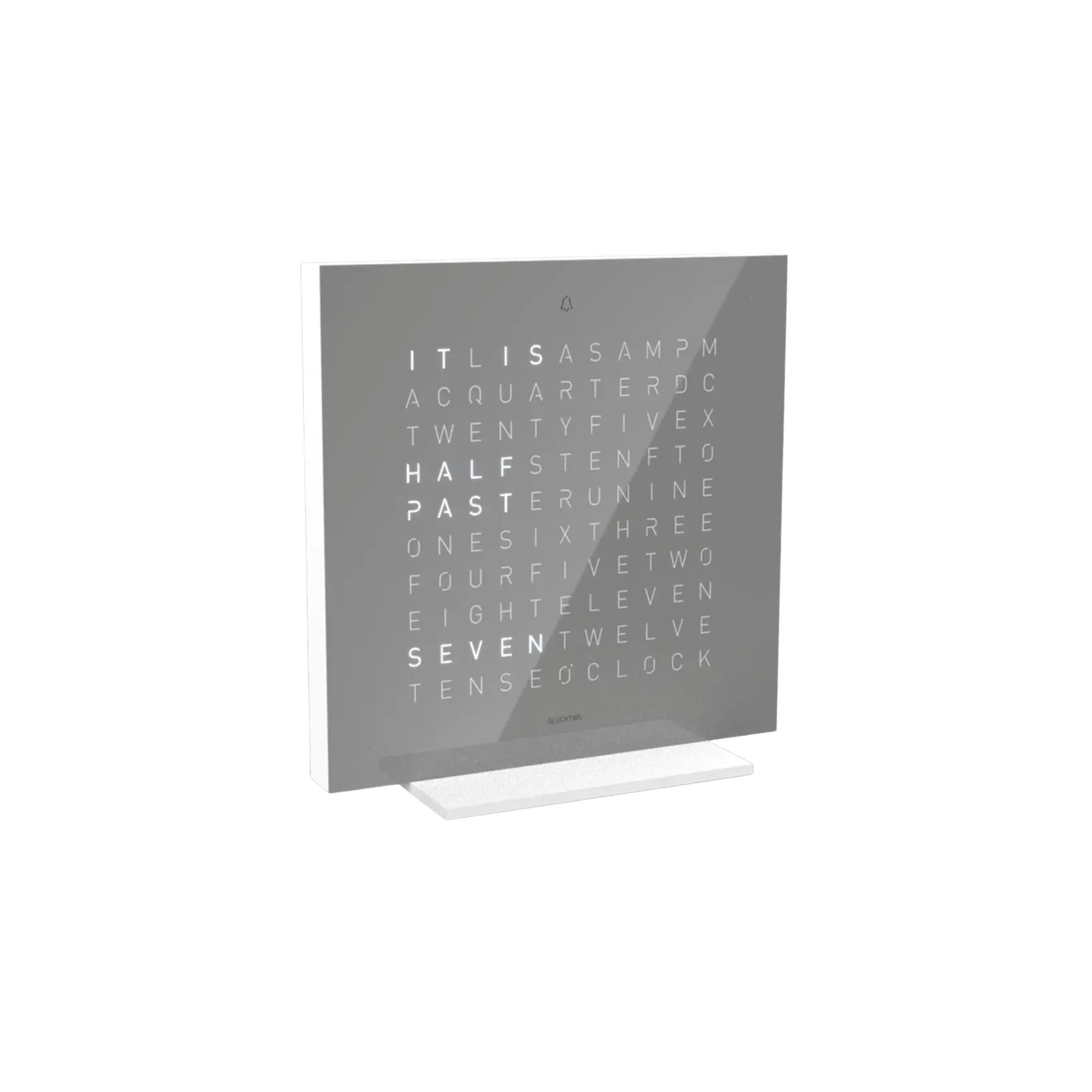 QLOCKTWO Earth 13.5 Pure Early Grey Tea Englische Tischuhr T4PENEG-UK