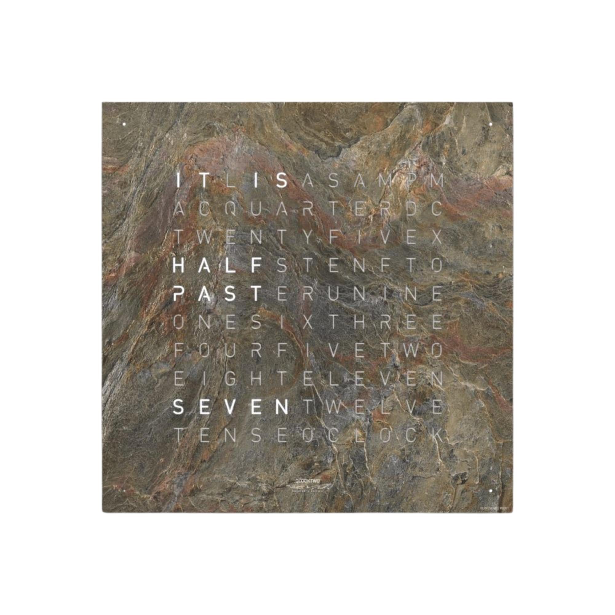 QLOCKTWO Earth 45 Creators Edition Glintscape Englische Wanduhr QT4ENGS-UK
