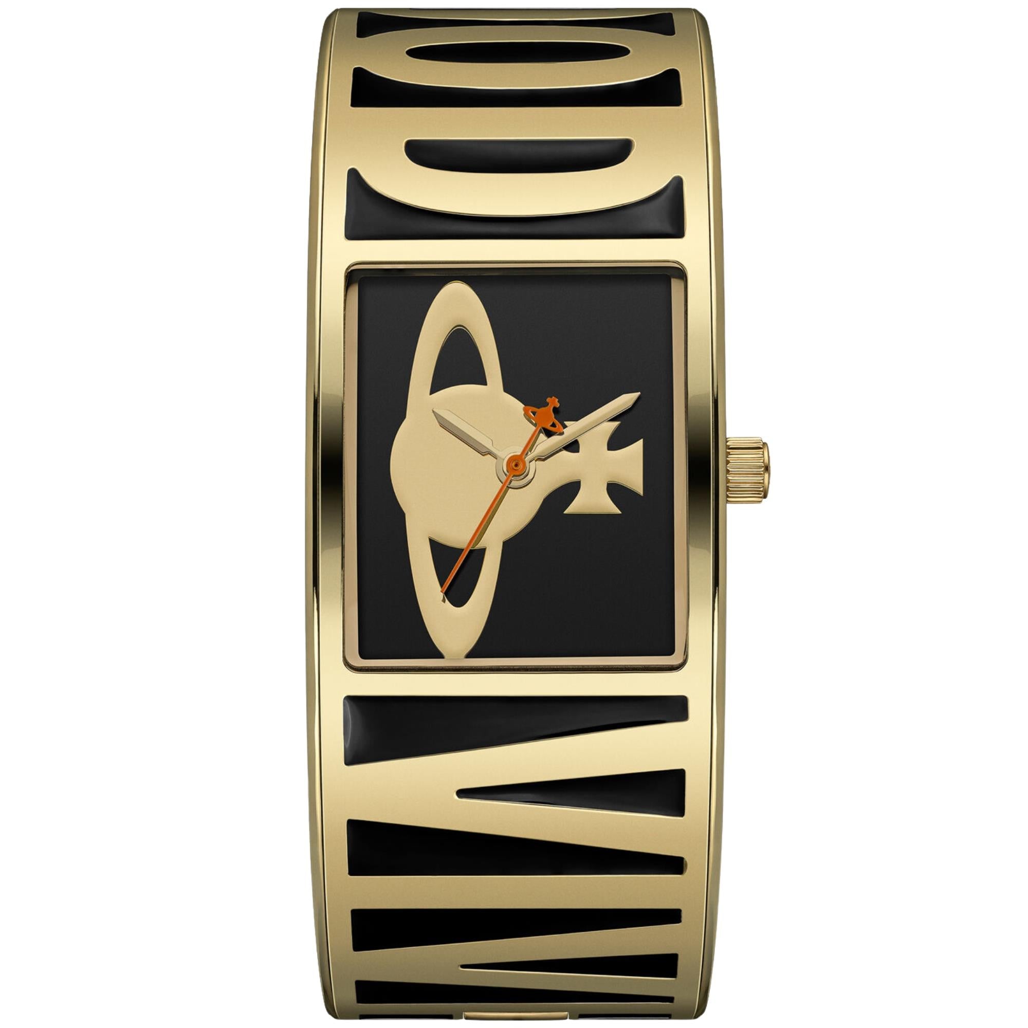 Vivienne Westwood Belvoir 25mm Black Dial Steel Ladies Quartz Watch VV325BKGD