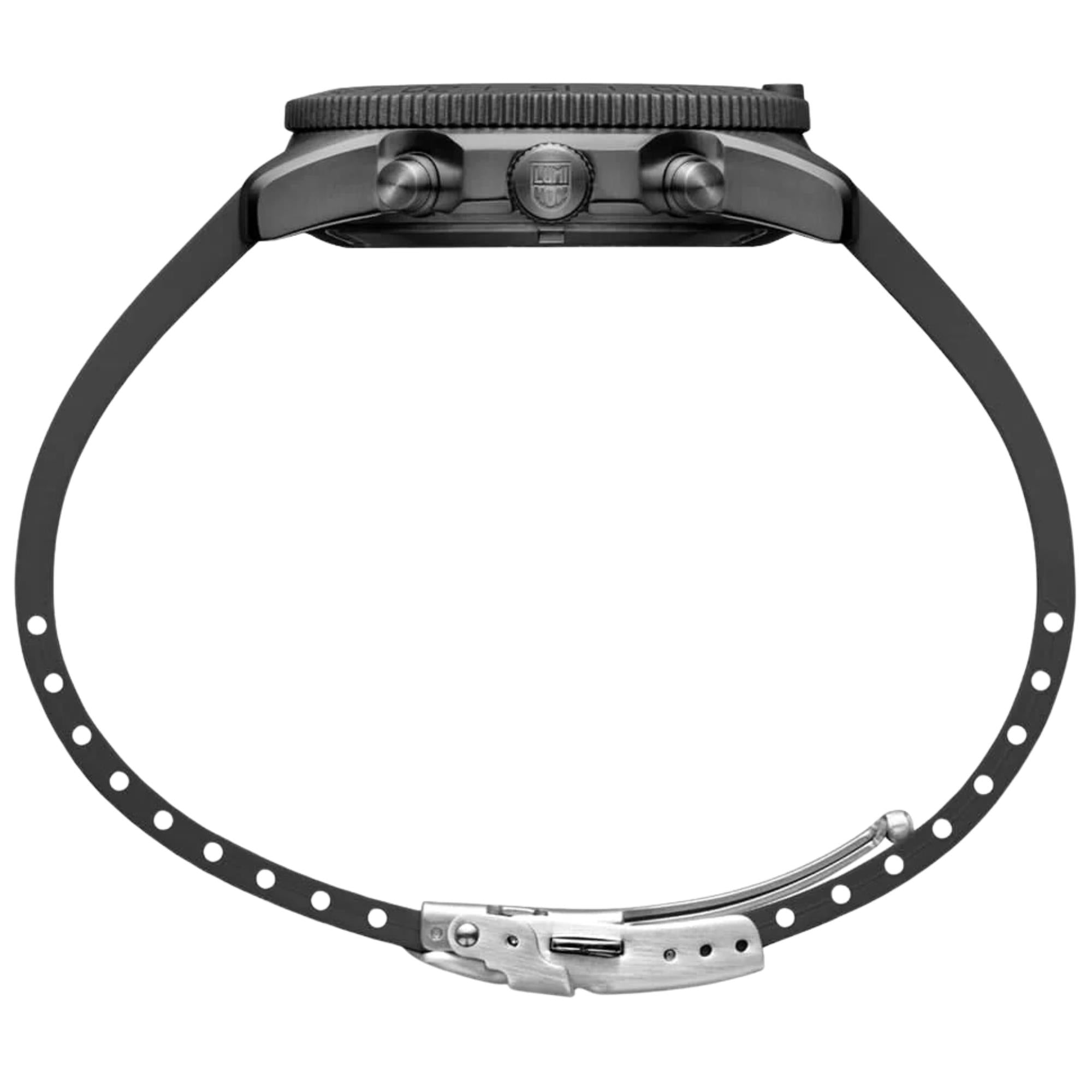 Luminox Pacific Diver 44mm Chronograph Schwarzes Zifferblatt Gummi Herren Quarzuhr XS.3141.BO.1