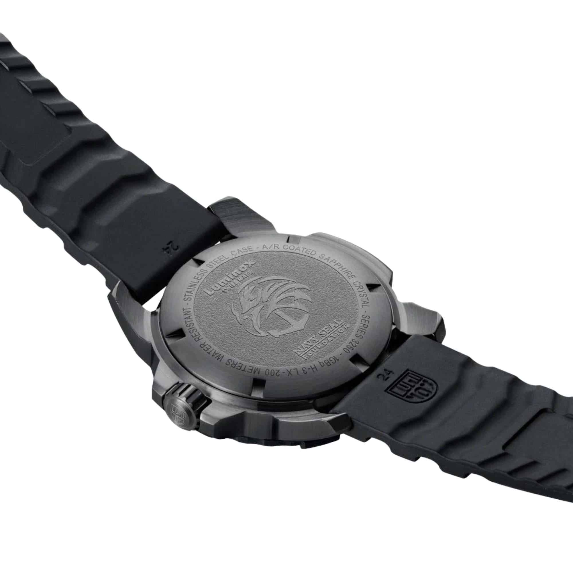 Luminox Navy Seal Foundation45mm Sand-Coloured Dial Rubber Mens Quartz Watch XS.3251.CB.NSF.2
