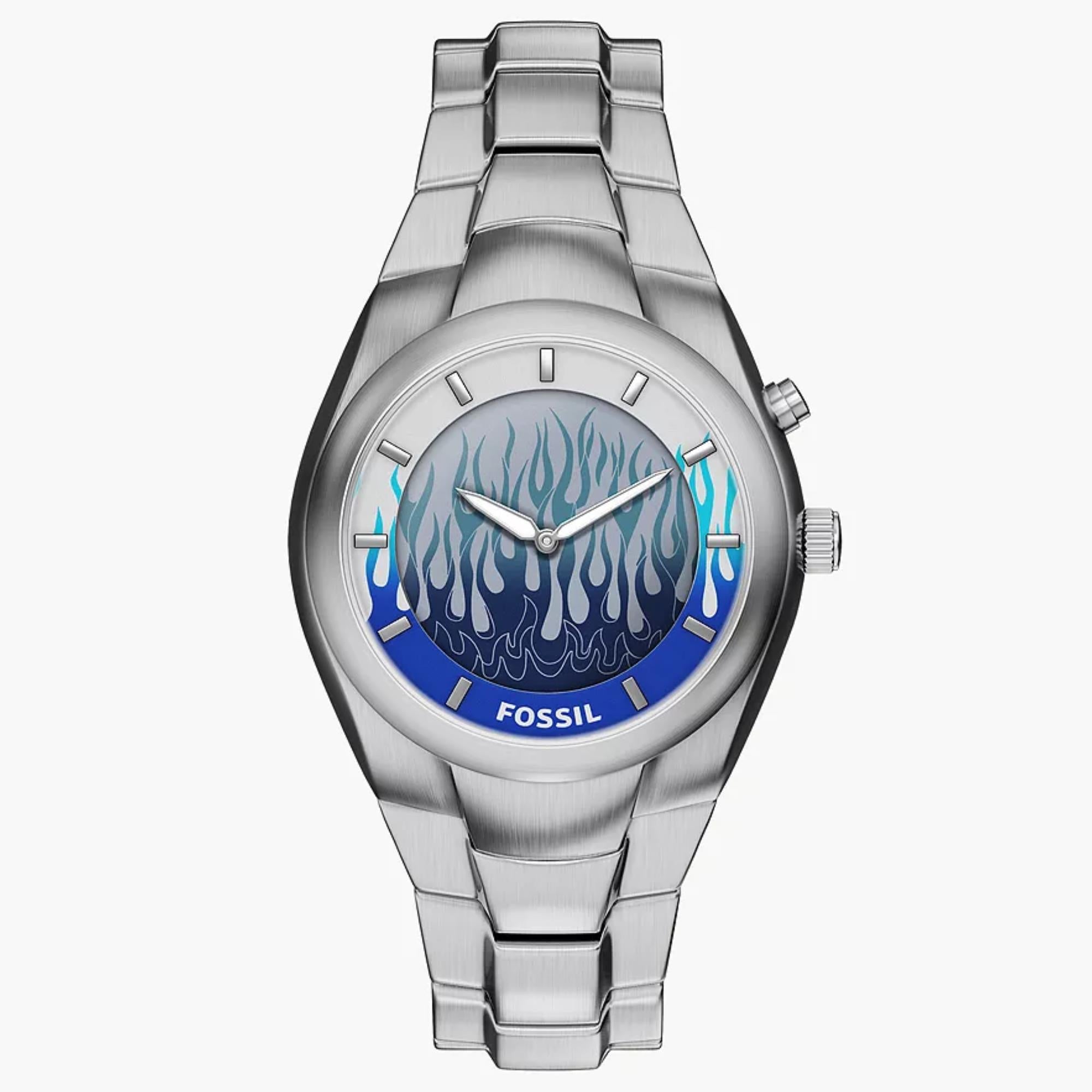 Fossil Y2K Big Tic 40mm  Limited Edition Digital Steel Quartz Watch LE1234