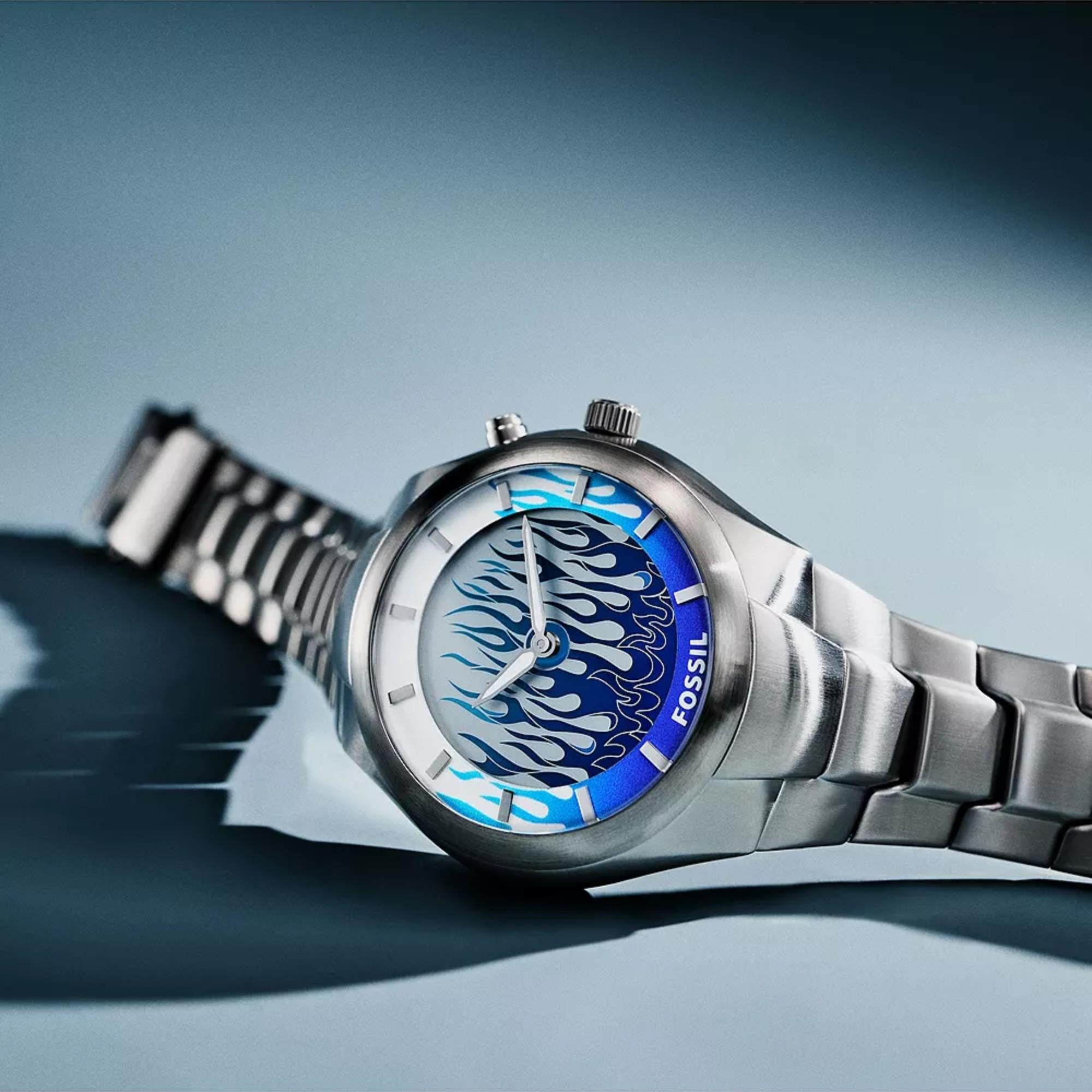 Fossil Y2K Big Tic 40mm  Limited Edition Digital Steel Quartz Watch LE1234