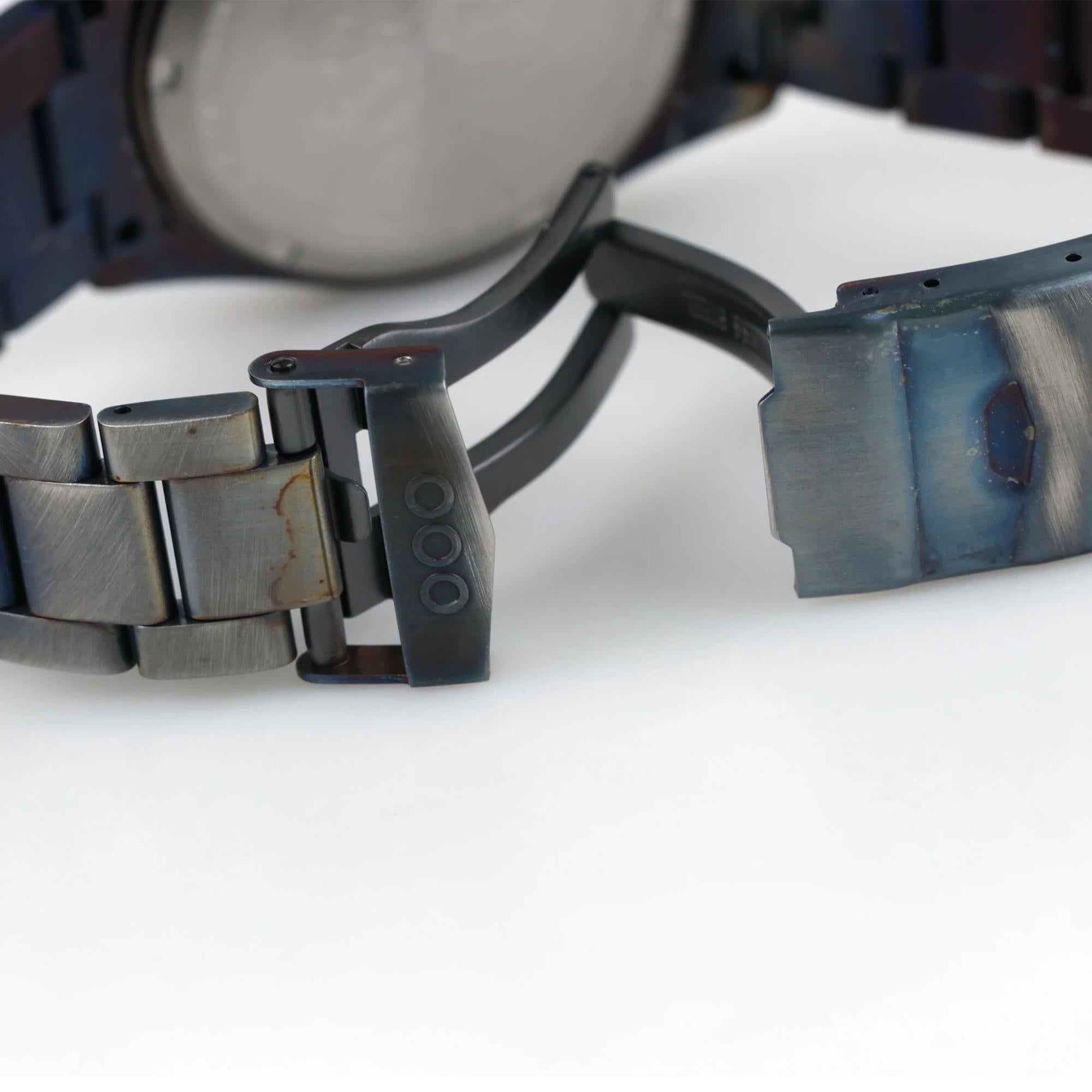 Out of Order Casanova 44mm Blue Mediterraneo Blue Dial Steel Mens Quartz Watch OOO.001-27.BL.BI