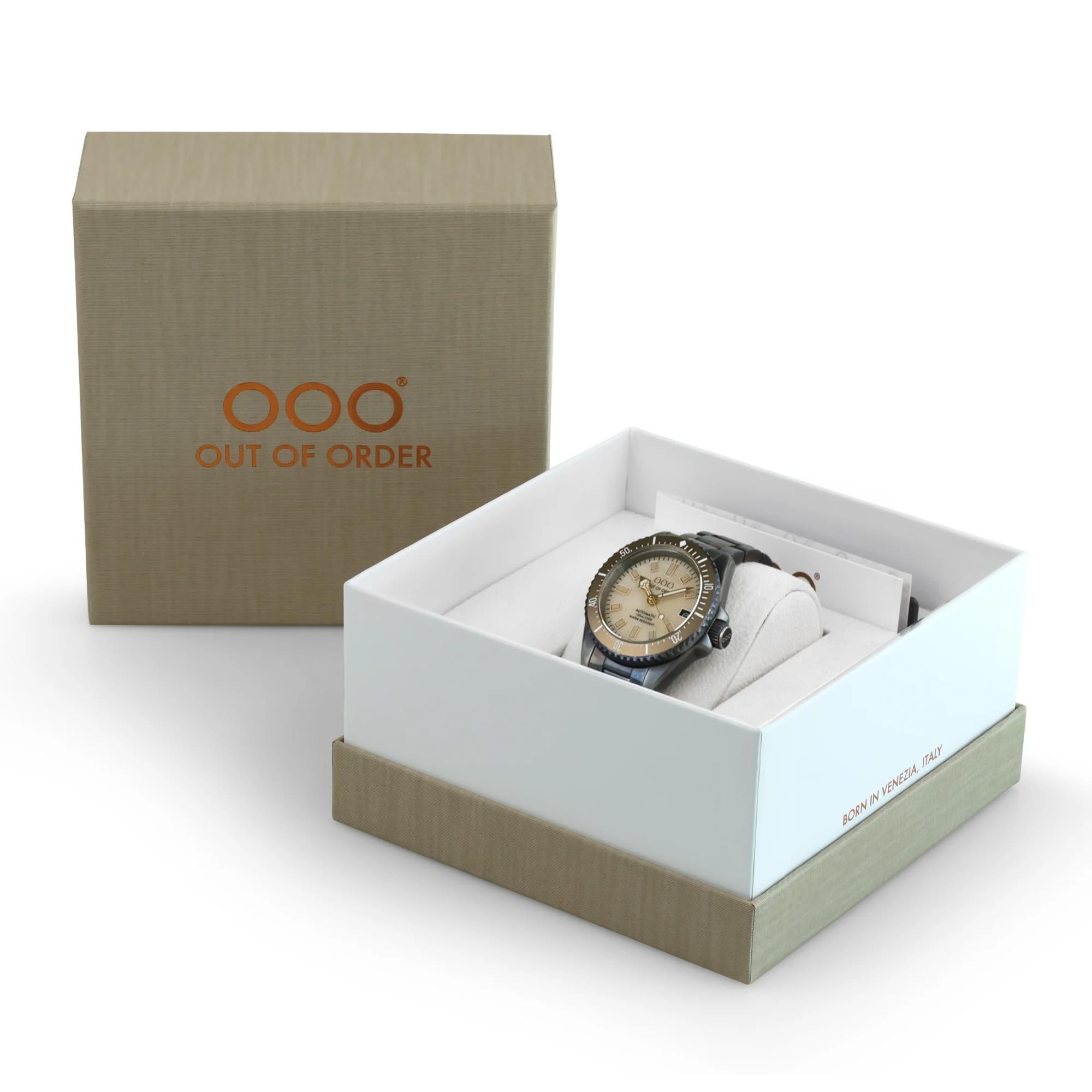 Out of Order Casanova 38mm San Marco Ivory Mother of Pearl Steel Mens Automatic Watch OOO.001-38.BE