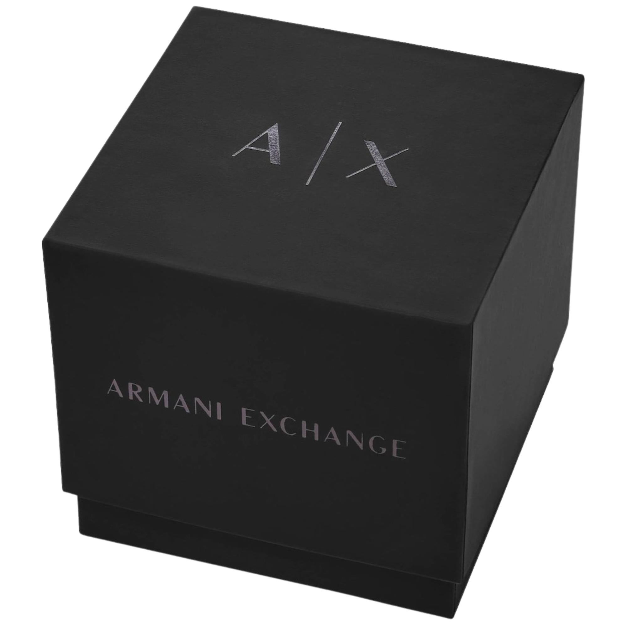 Armani Exchange Sync 42mm Chronograph Brown Dial Steel Mens Quartz Watch AX4188