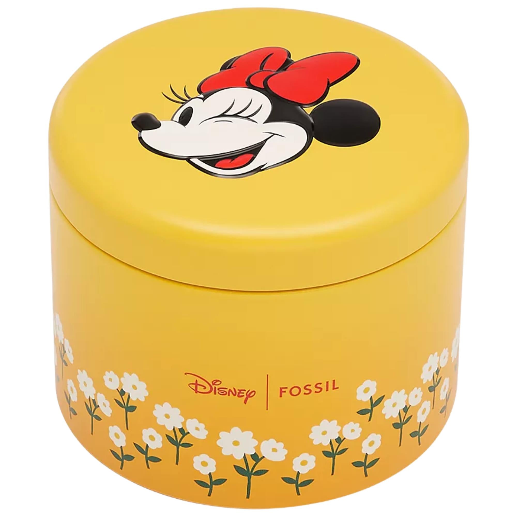 Fossil Disney Minnie Mouse 38mm Special Edition Silver Dial Steel Quartz Watch SE1122