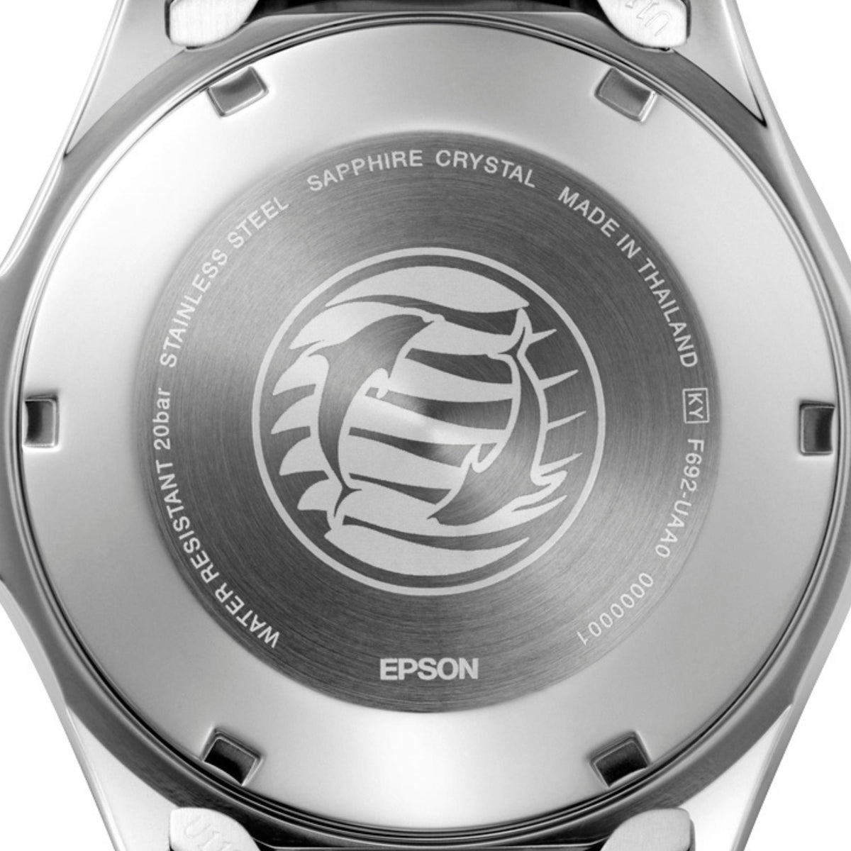 Orient Mako Kamasu limited-release RA-AA0827V39B showing its screw caseback