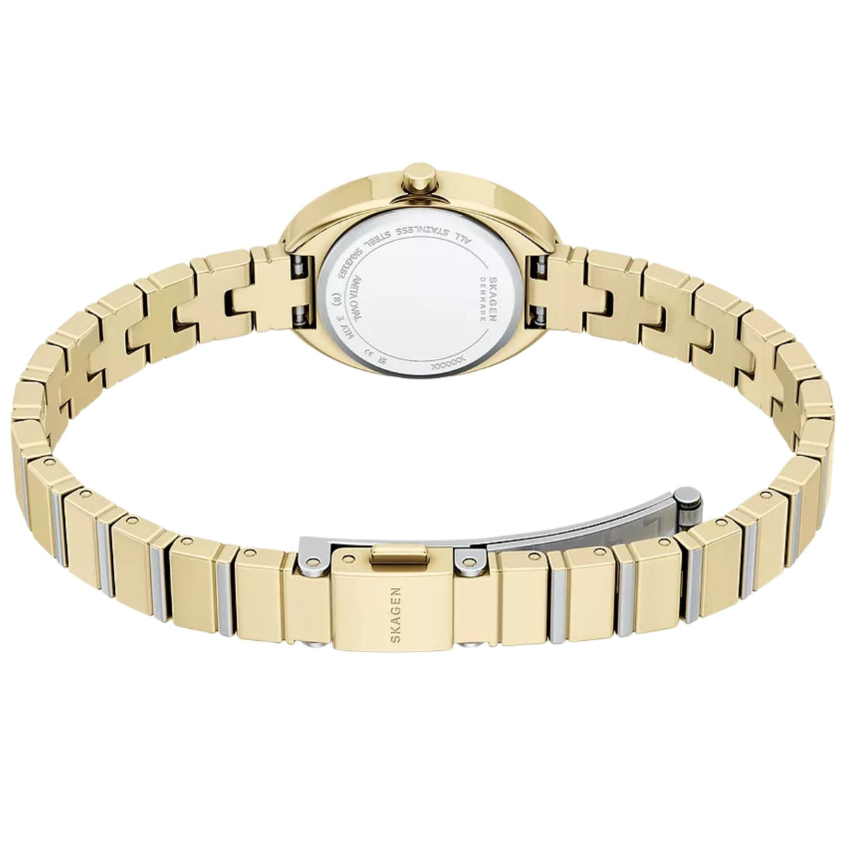 Skagen Anita Oval 20mm Mother of Pearl Steel Ladies Quartz Watch SKW3183