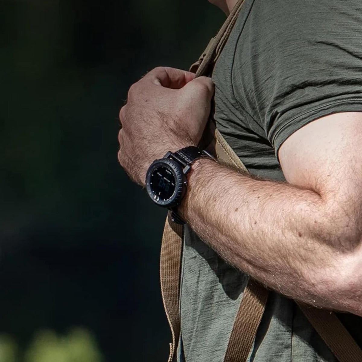 Suunto Core 49mm Digital All Black Elastomer Outdoor Watch SS014279010