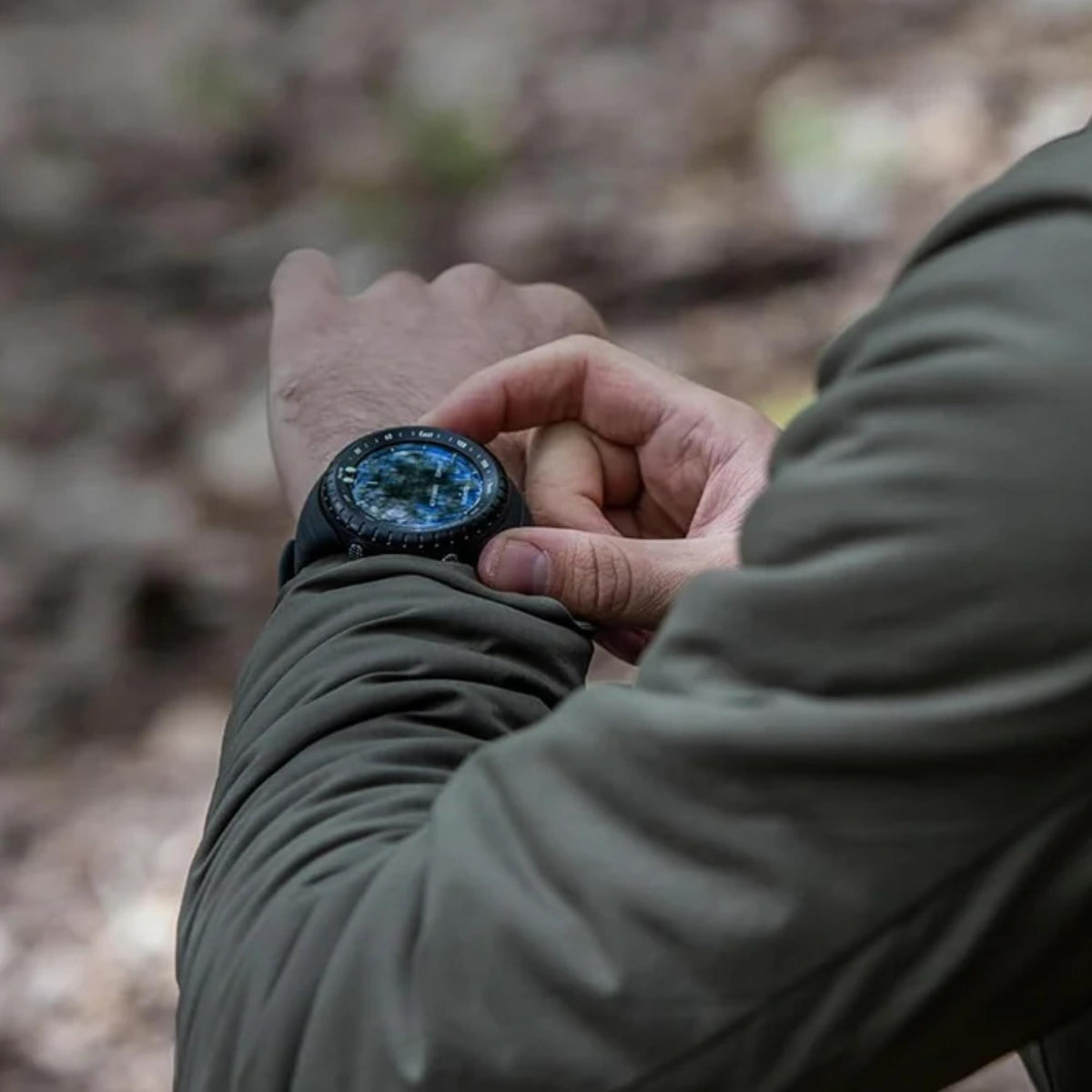 Suunto Core 49mm Digital All Black Elastomer Outdoor Watch SS014279010