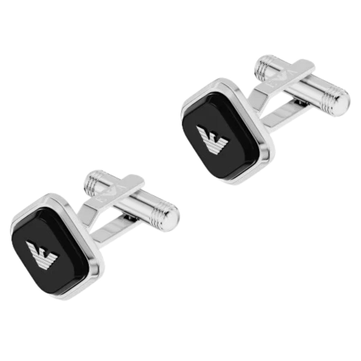 Emporio Armani Eagle Logo Blue Steel Mens Cufflinks EGS3385040