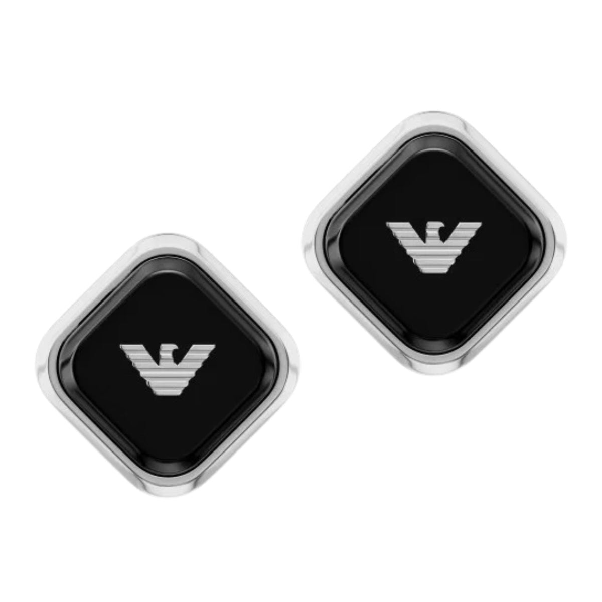 Emporio Armani Eagle Logo Blue Steel Mens Cufflinks EGS3385040