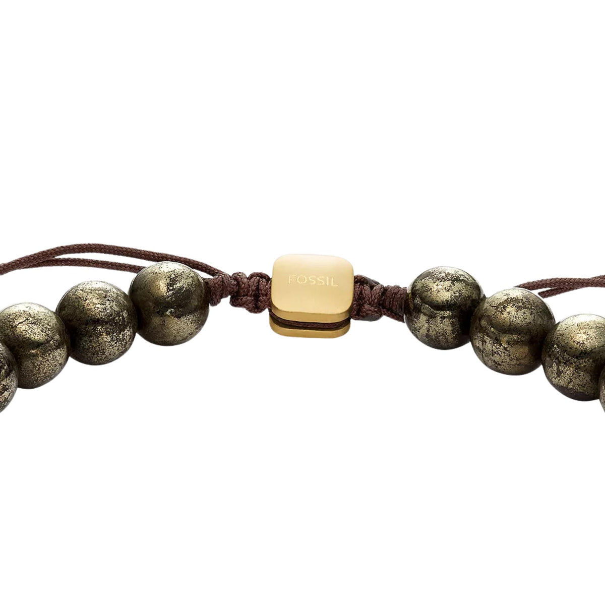 Fossil Galaxy Beads Steel Gold Mens Bracelet JF04820710